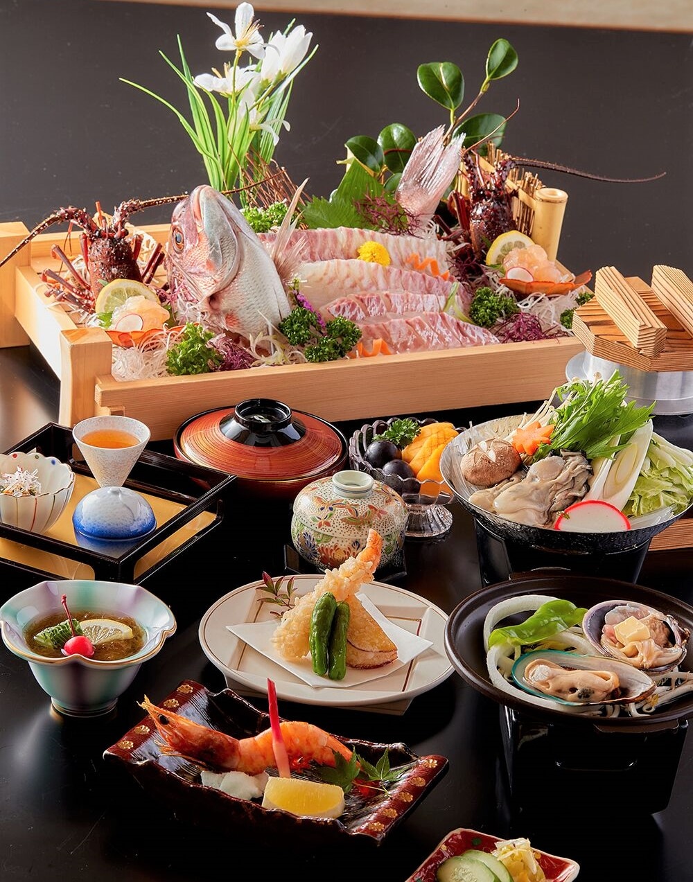 Sea kaiseki dinner