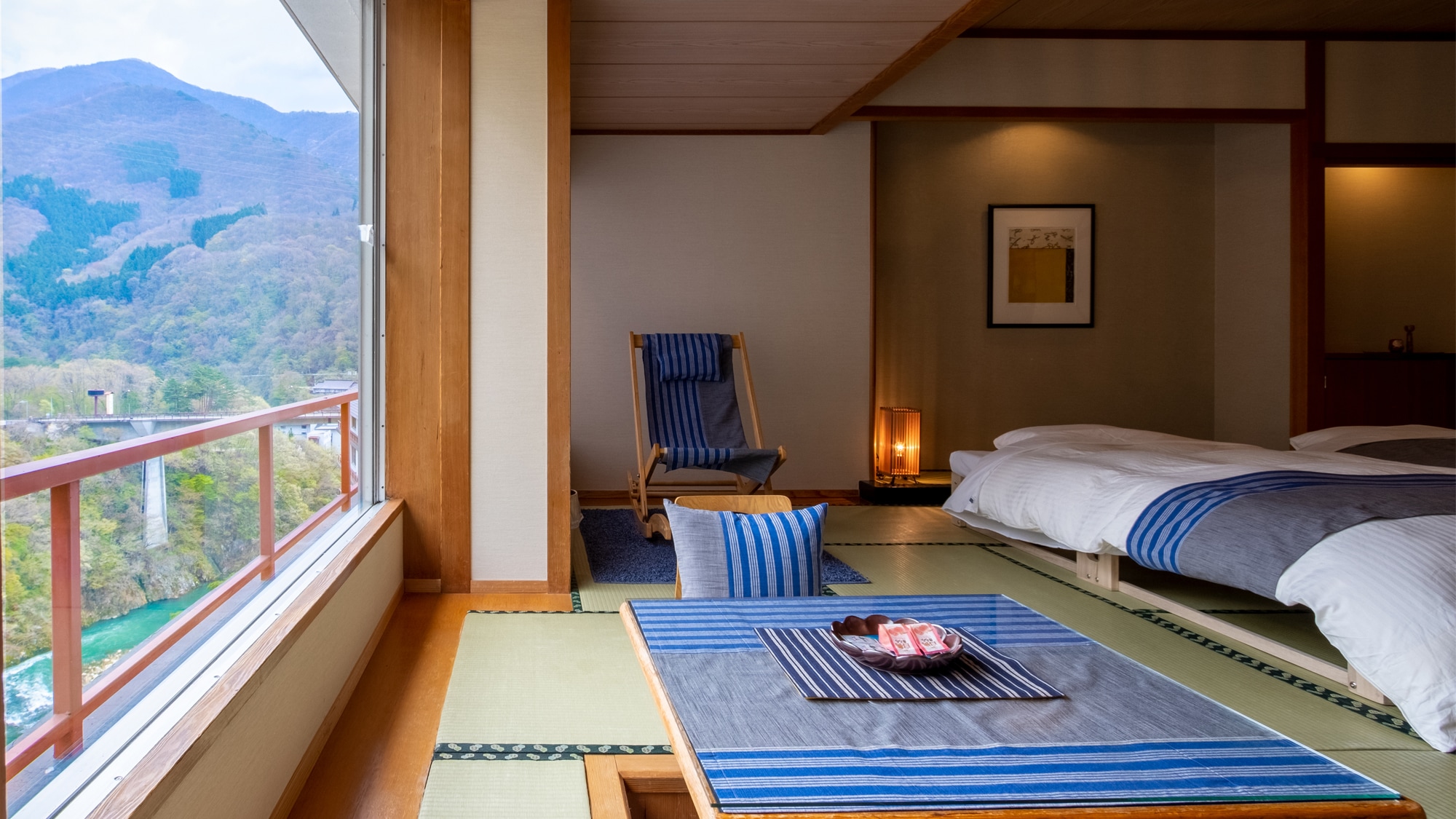 [Yoimachitei_Cotton Room] 可以體驗當地會津傳統工藝的概念房。