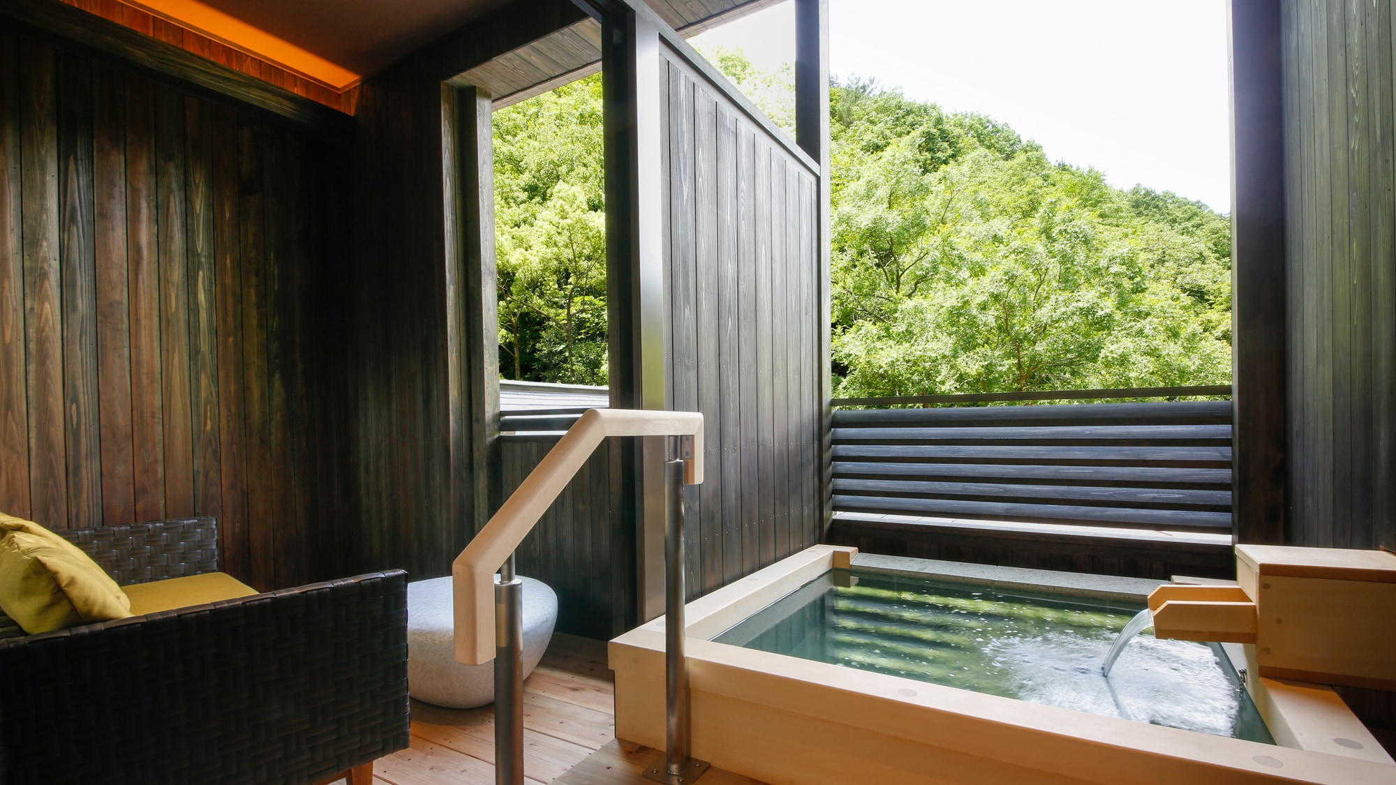 Twin room with private open-air bath Type C