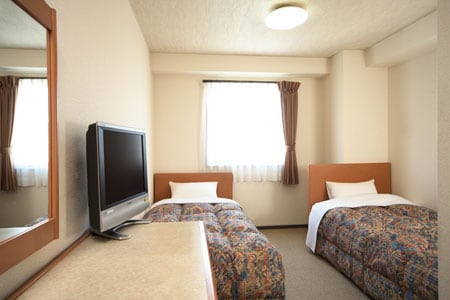 Example of guest room: Twin room