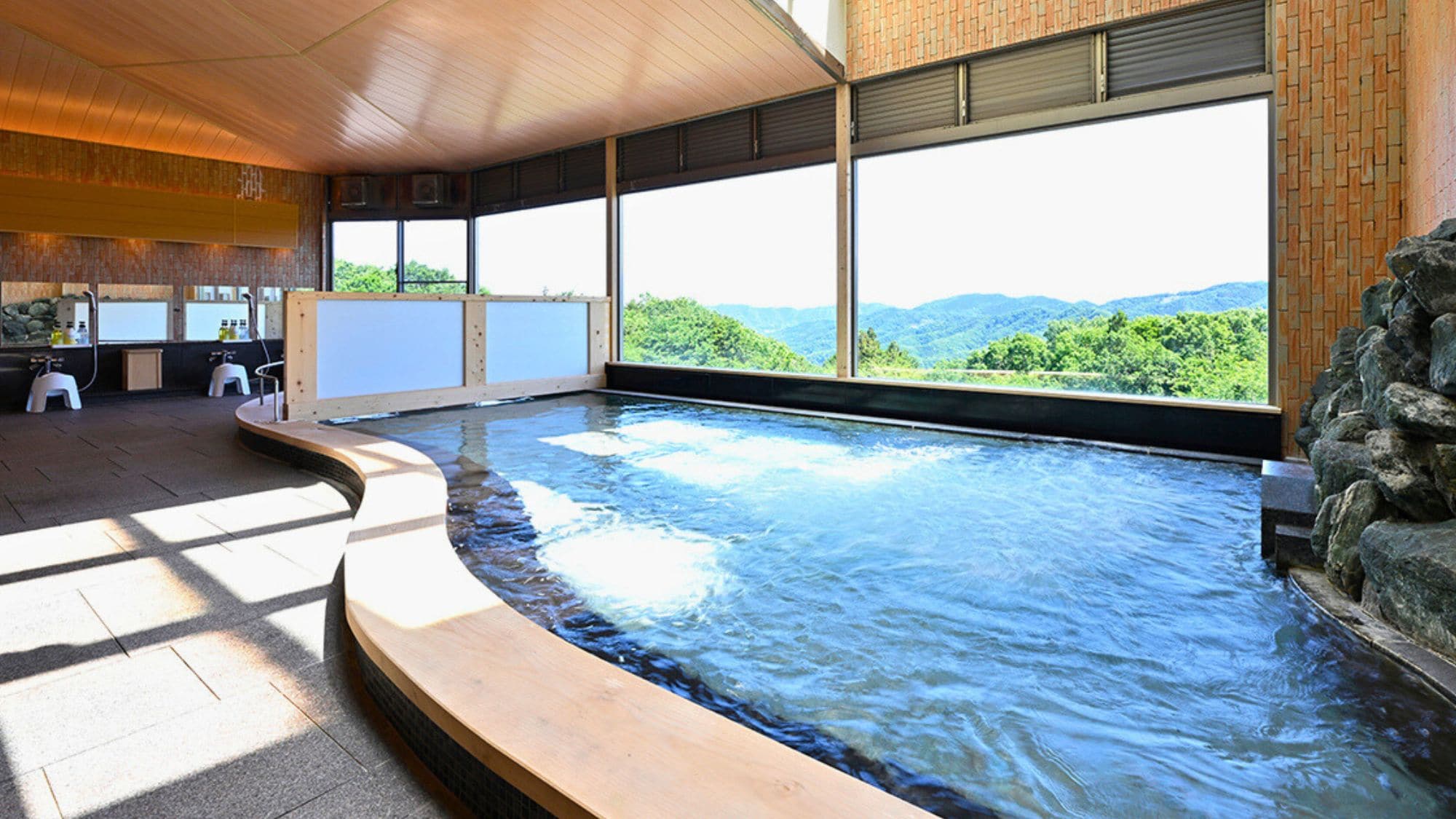Medicinal bath with a view