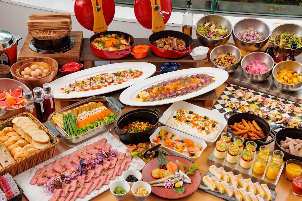 Breakfast buffet overall image