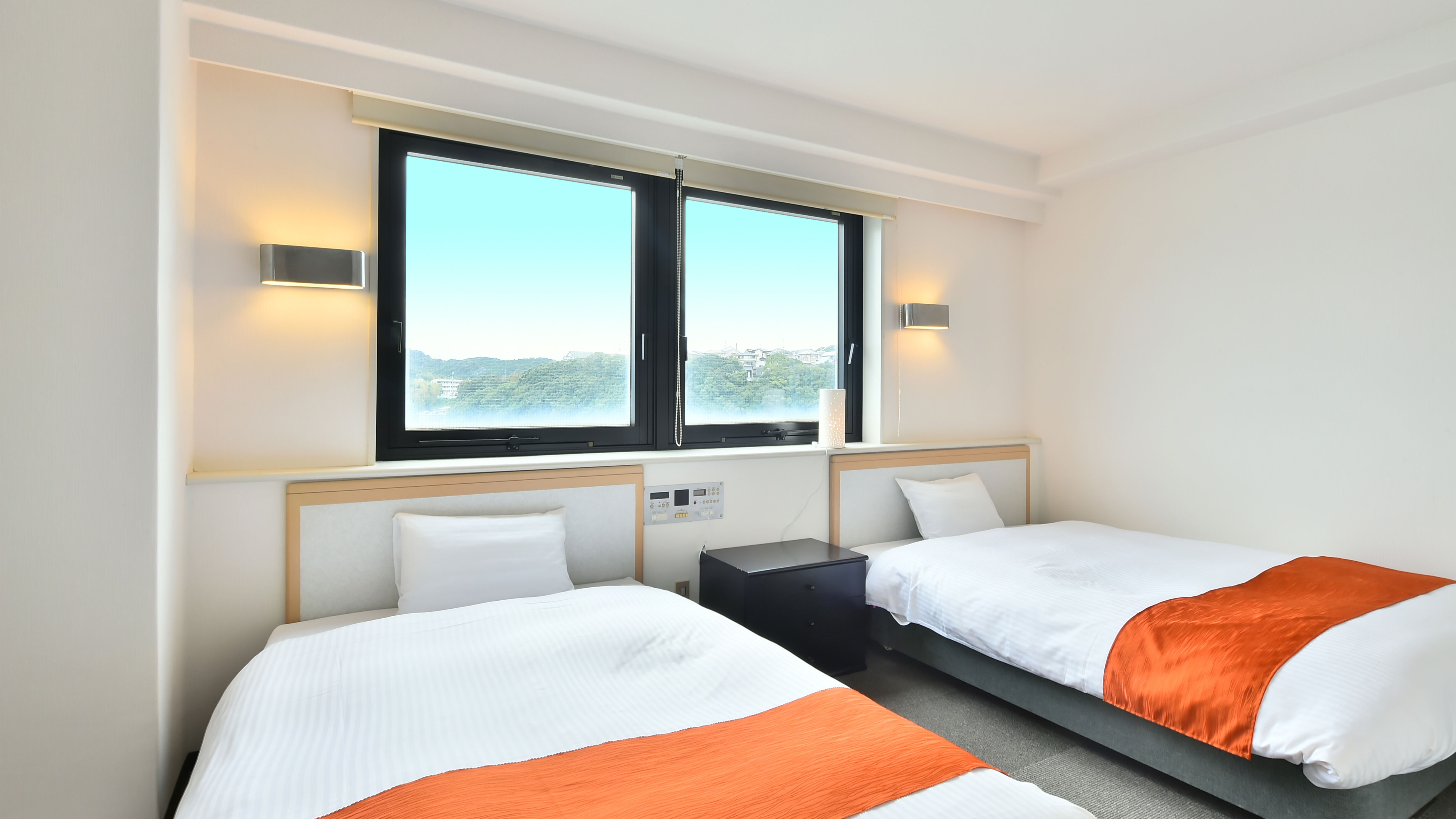 This is an example of a rank-up twin room.