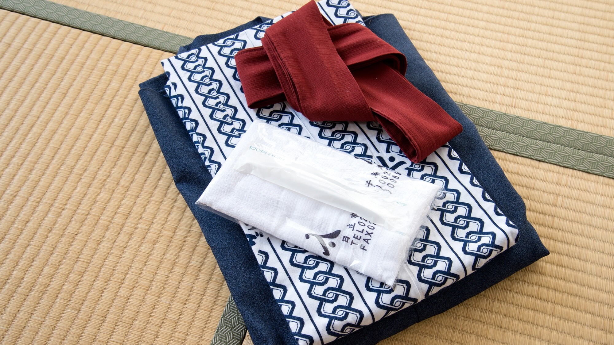 *[Kamar/Fasilitas] Handuk, sikat gigi, dan jubah yukata disediakan.