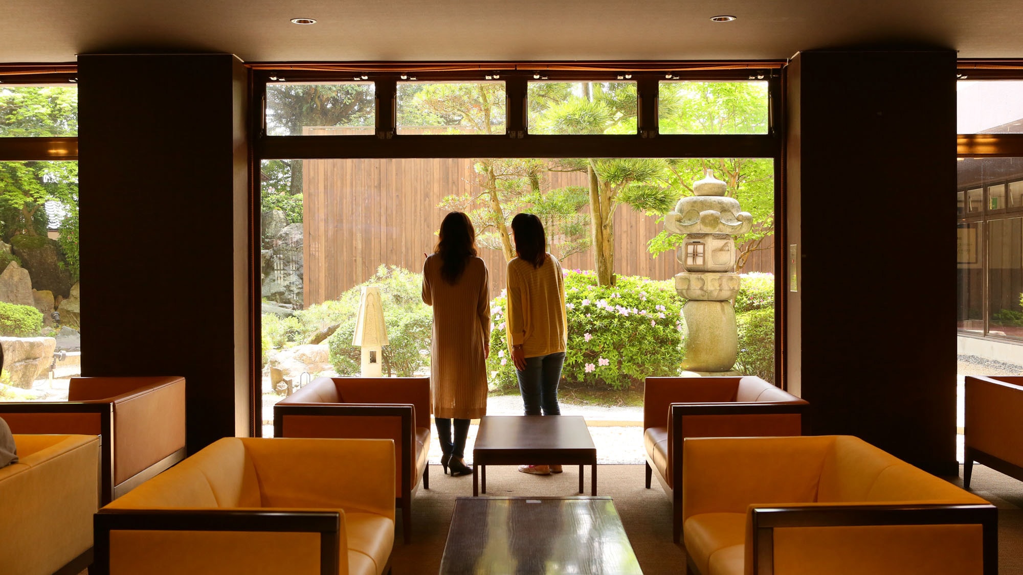 A Japanese garden where you can enjoy the scenery of each season