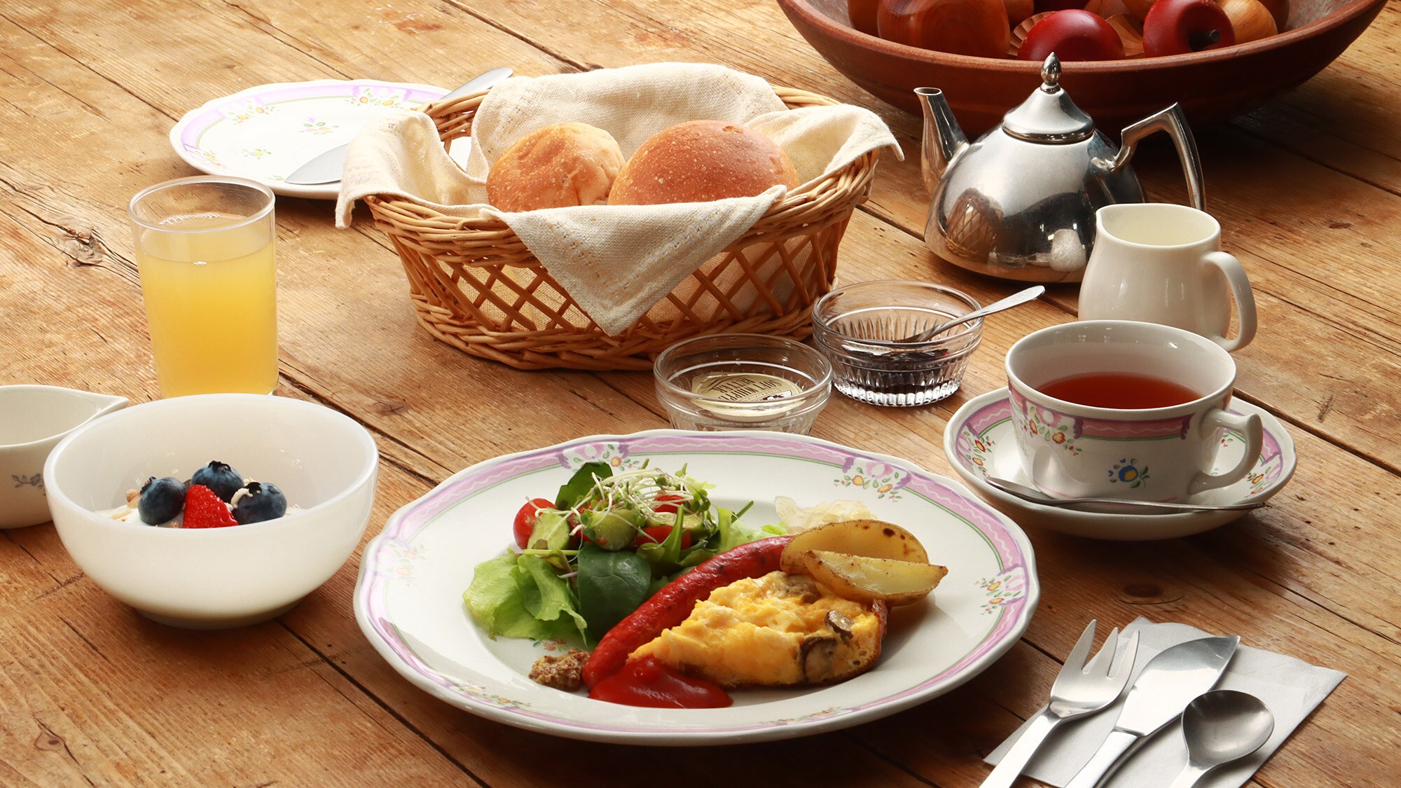 -Sarapan pertanian yang menyegarkan-