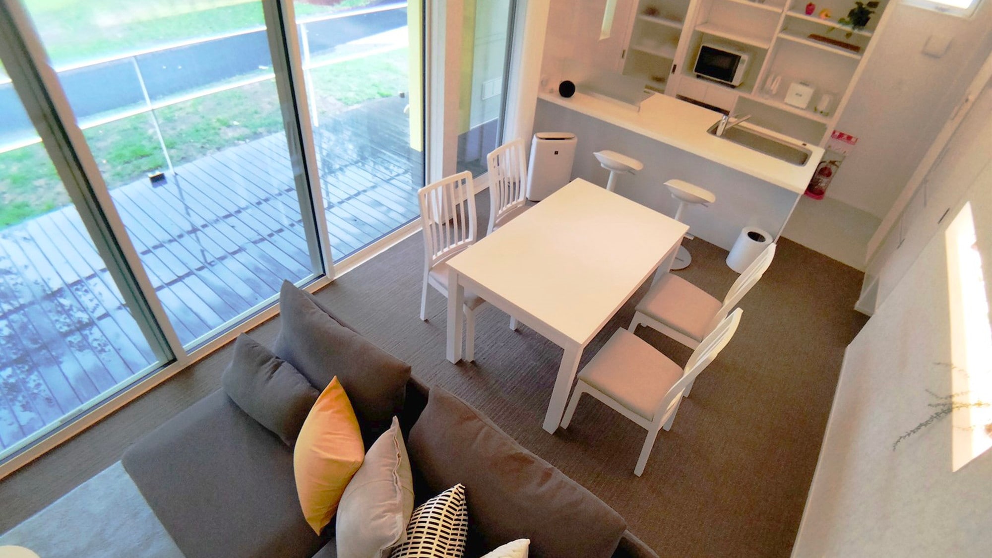 Holiday villa living suite