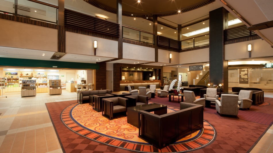 [Lobby] The lobby is full of openness and heals the tiredness of traveling.
