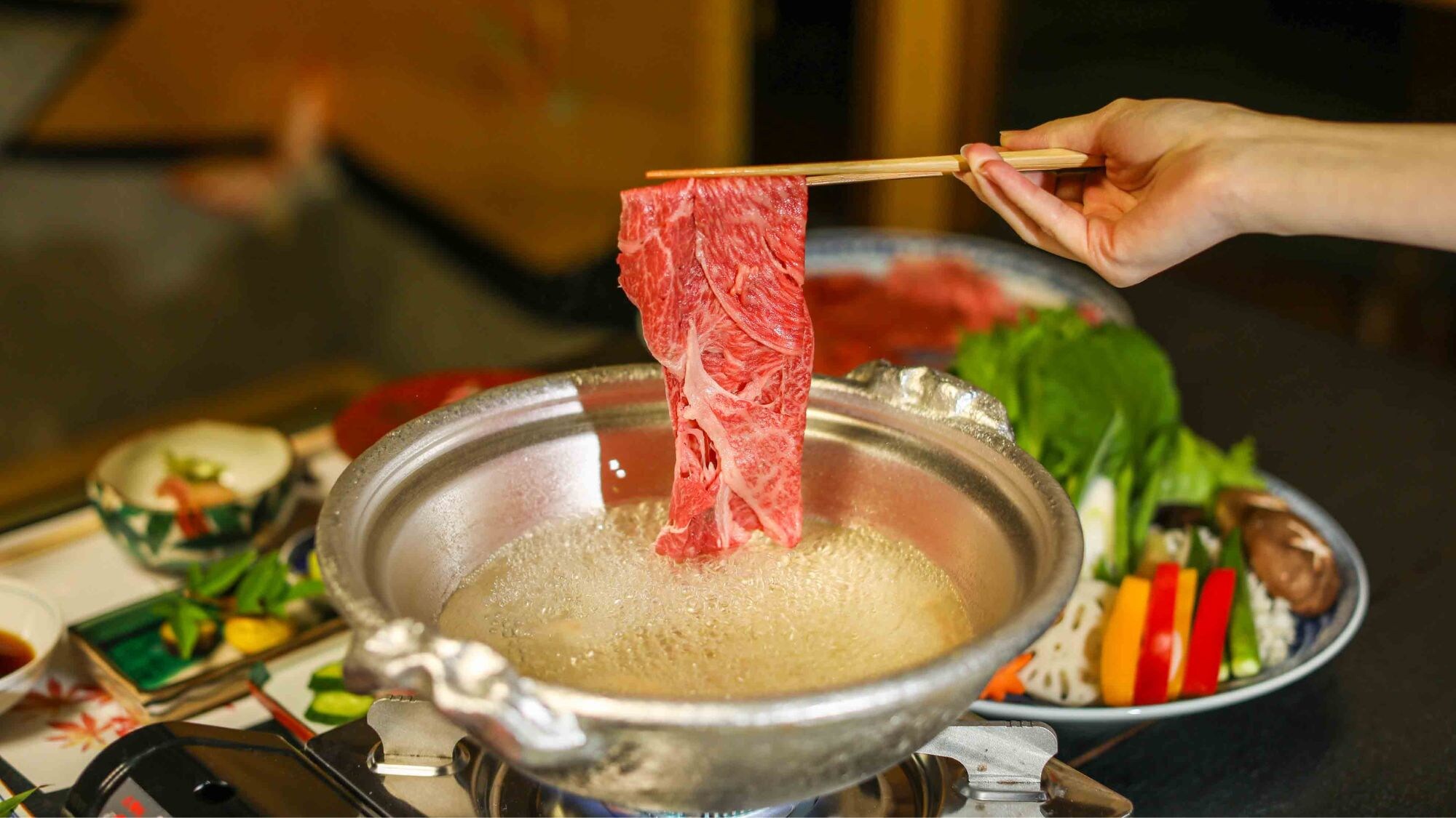 Hida beef shabu-shabu