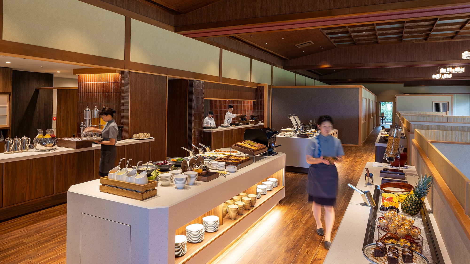 [Dining Shunbou Tanetsu] Japanese and Western Morning Buffet (Example)