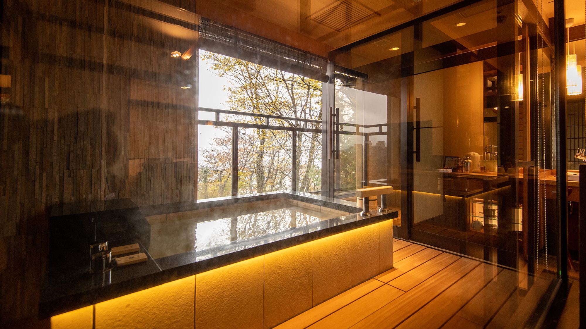 [Special room with open-air bath] Luxurious guest room with Hida architecture everywhere