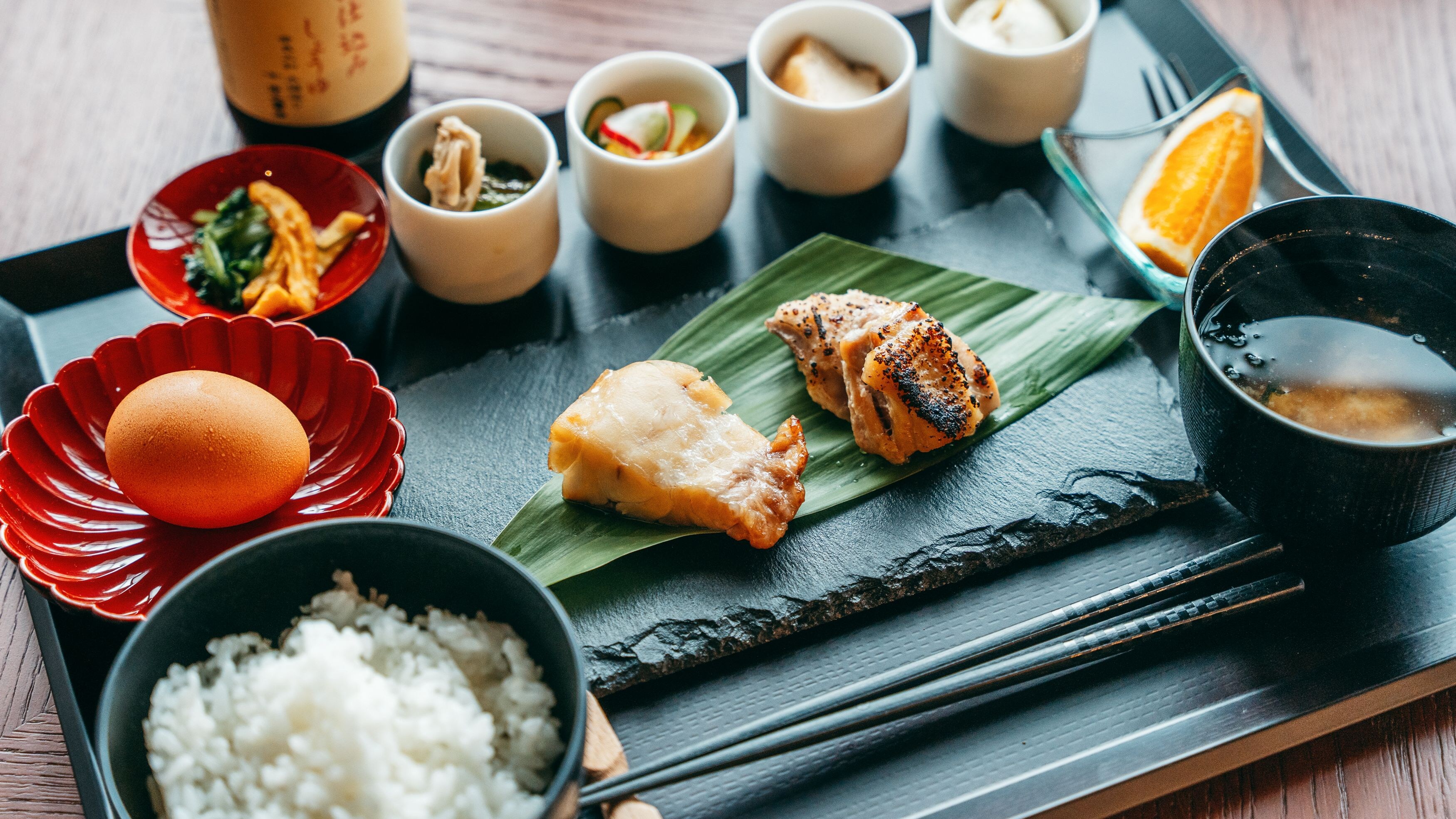 Western restaurant Kemuri (5 min walk): Breakfast