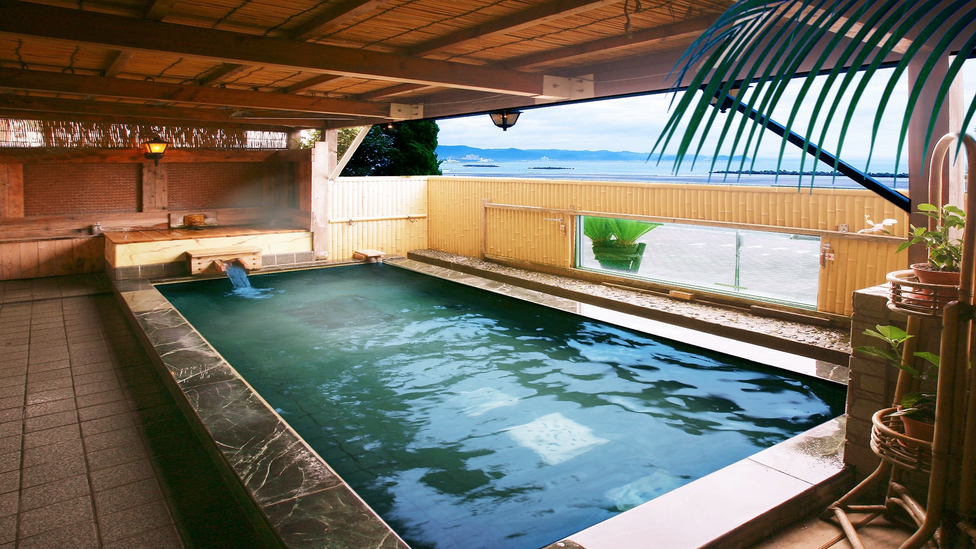 Open-air bath