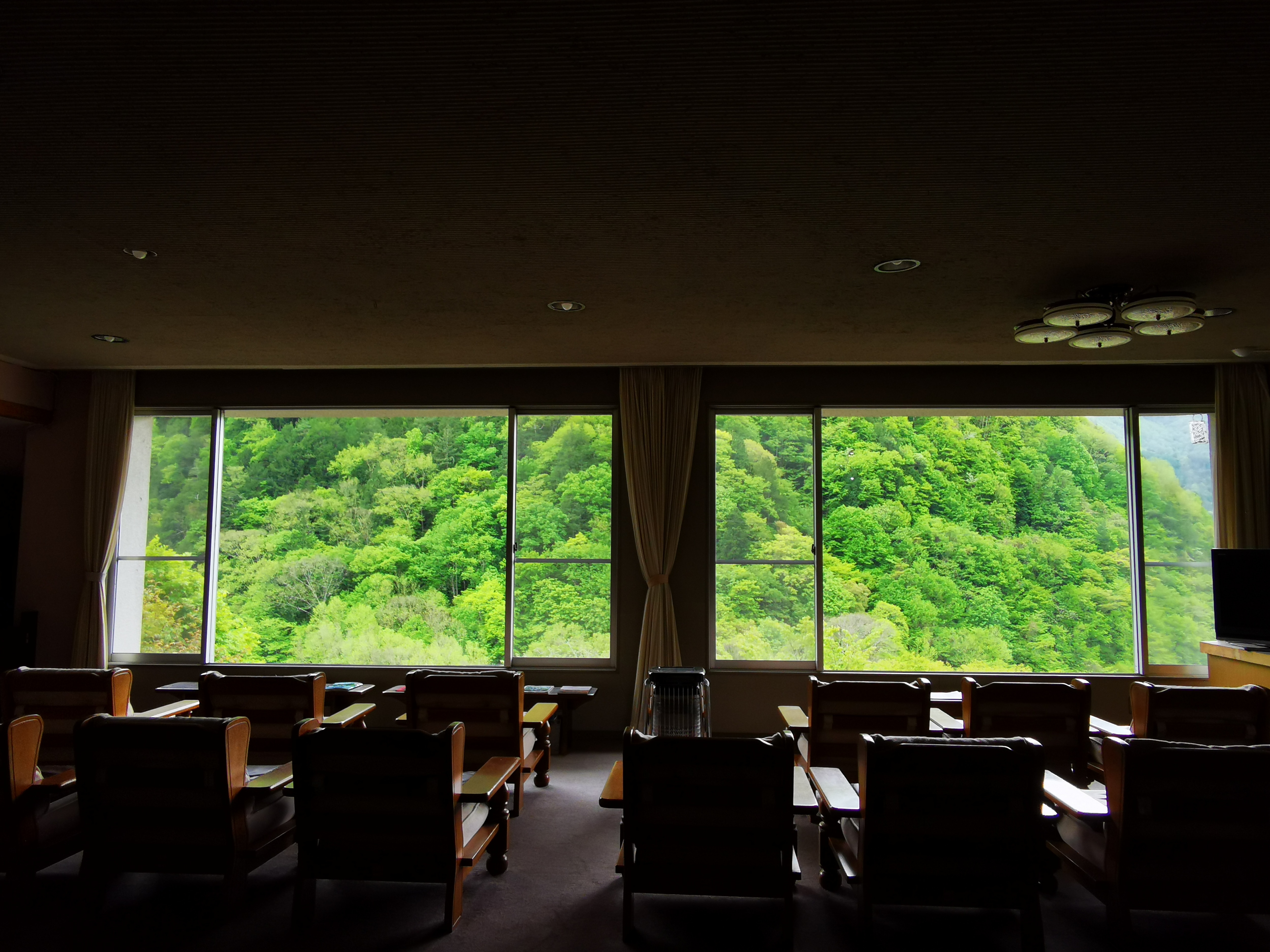 View from the lobby
