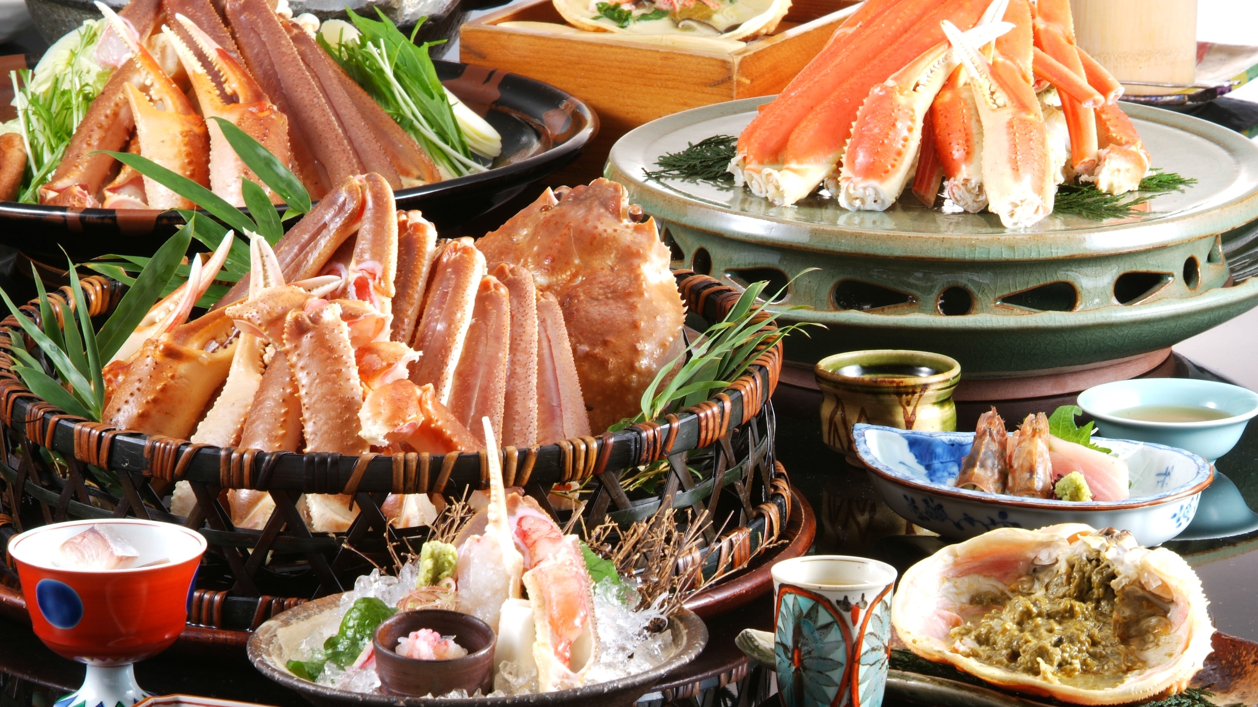 [魔人蟹全套餐] 京都府认定的“蟹料理/现代大师级工匠” 这是只能在本酒店享用的蟹料理。
