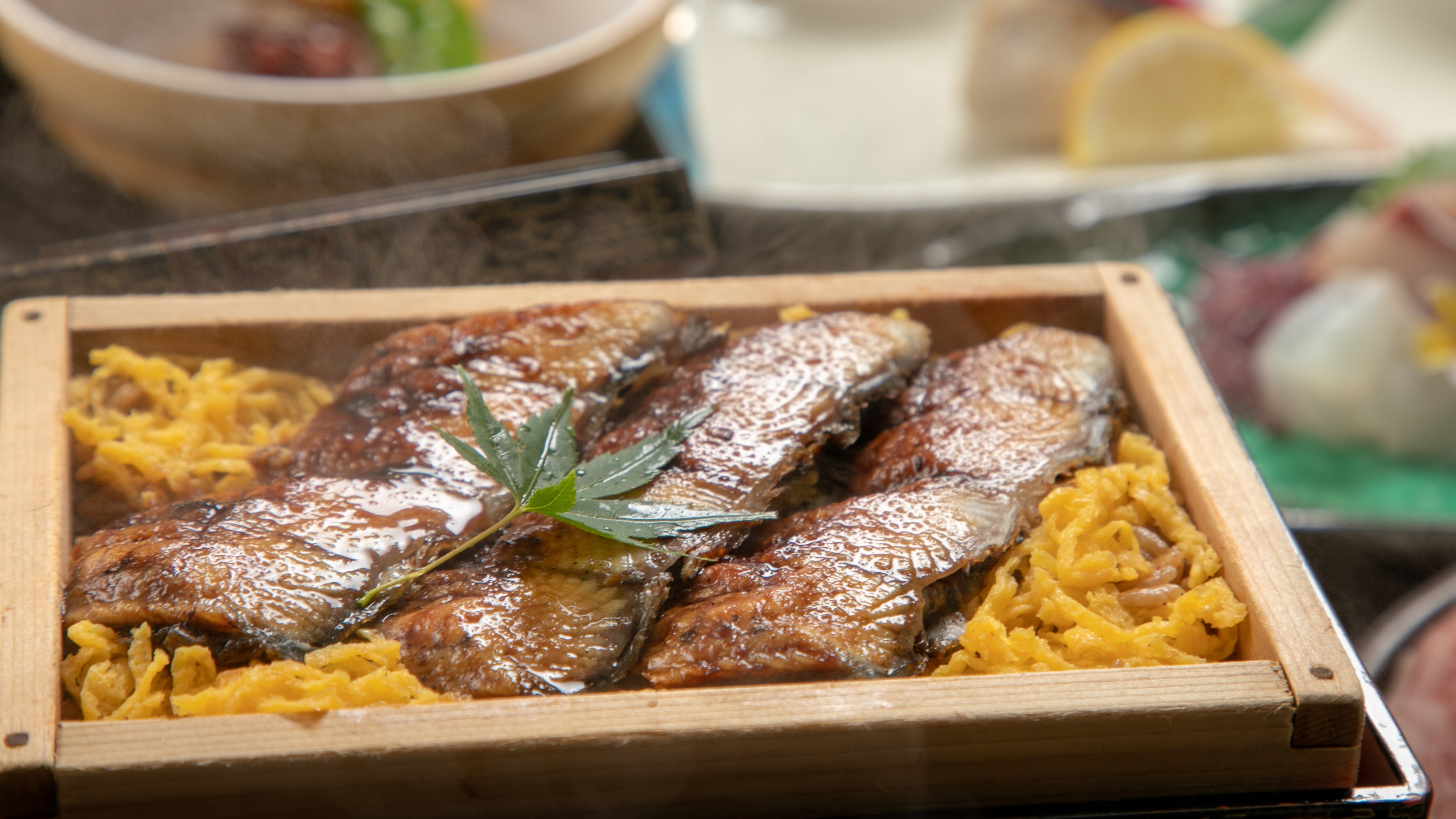 [Dinner example: Steamed eel]