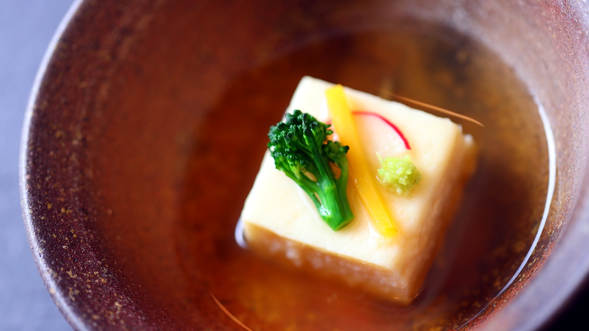 [Supper (an example of Japanese kaiseki)]