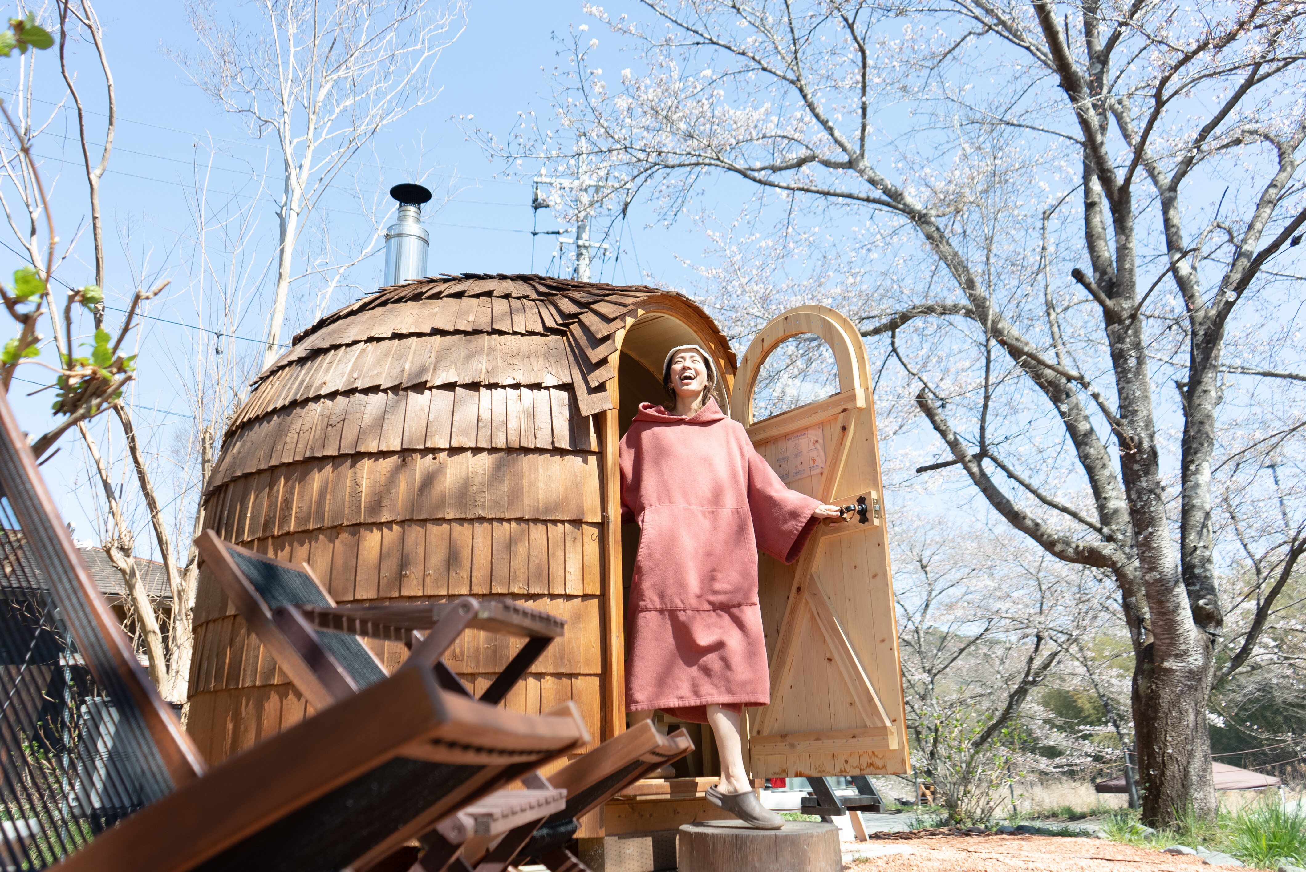 [Activity] Outdoor sauna
