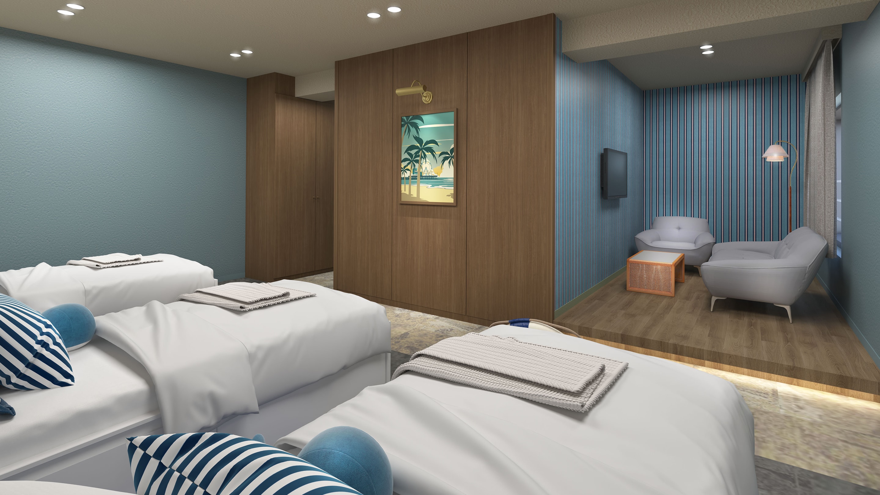 高级三人间 *装修后的图片