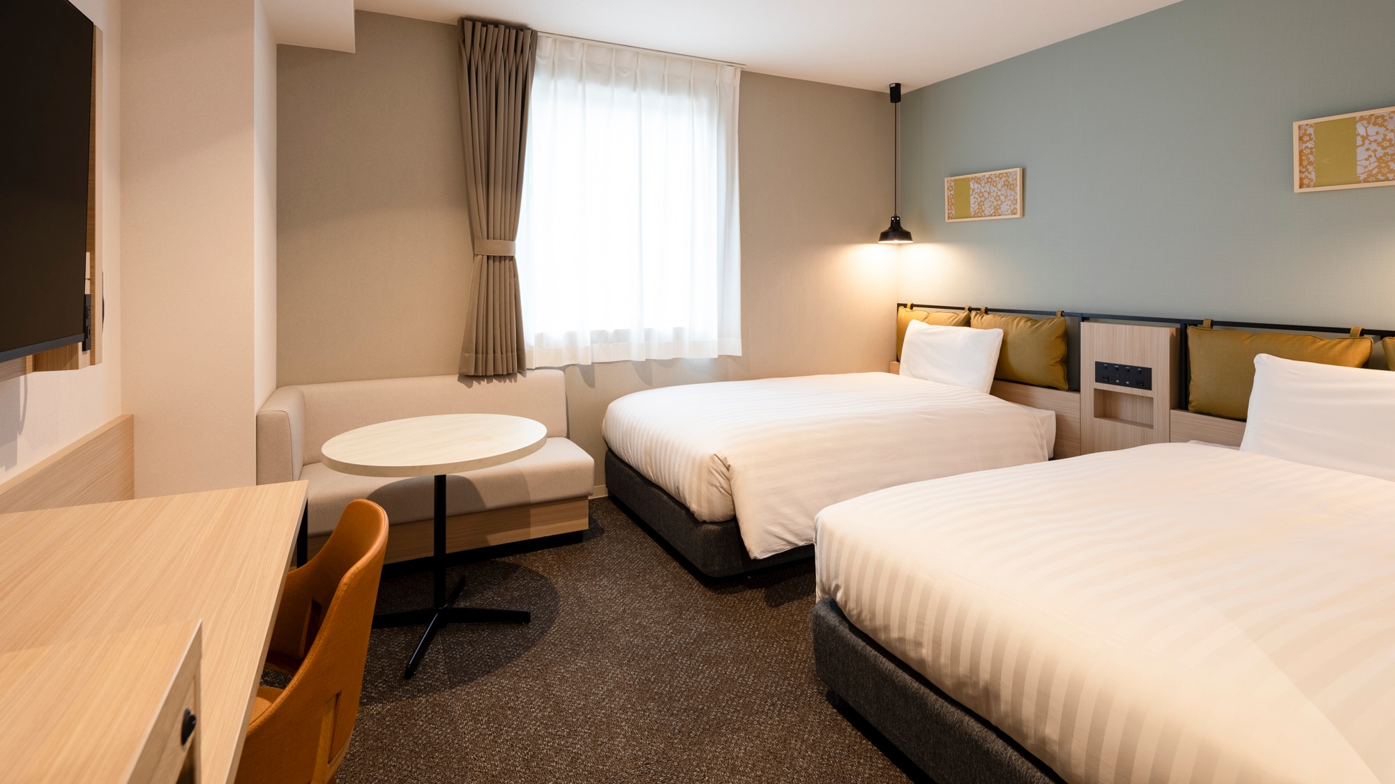 Opening November 5, 2025 [Twin Standard] Bed width 123cm ◆ Serta brand bed ◆ Area 22 square meters