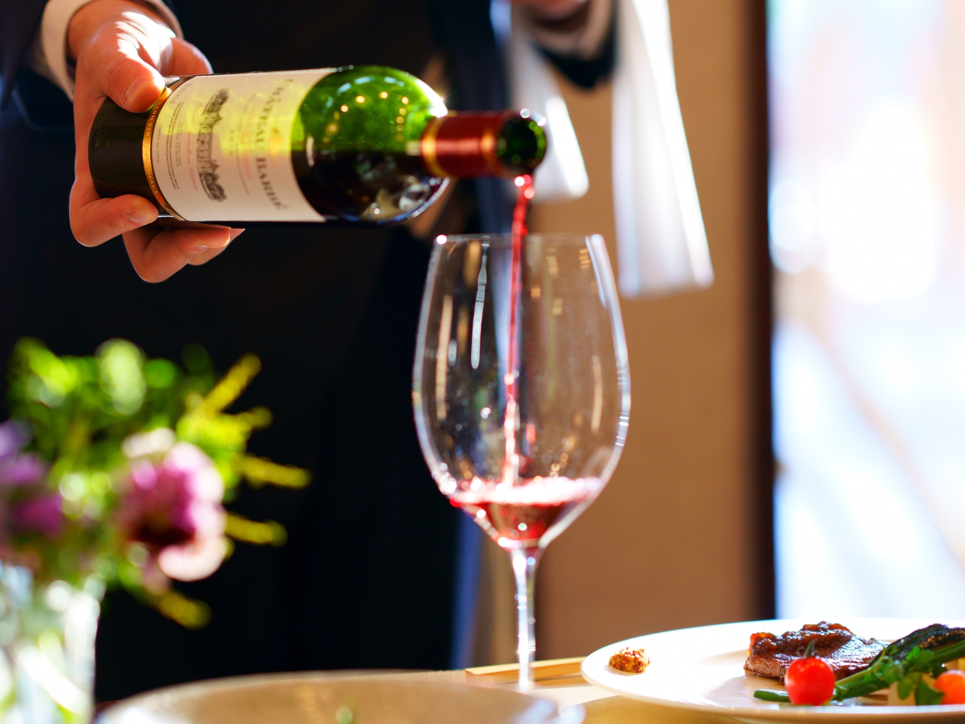 Sommelier selected wine