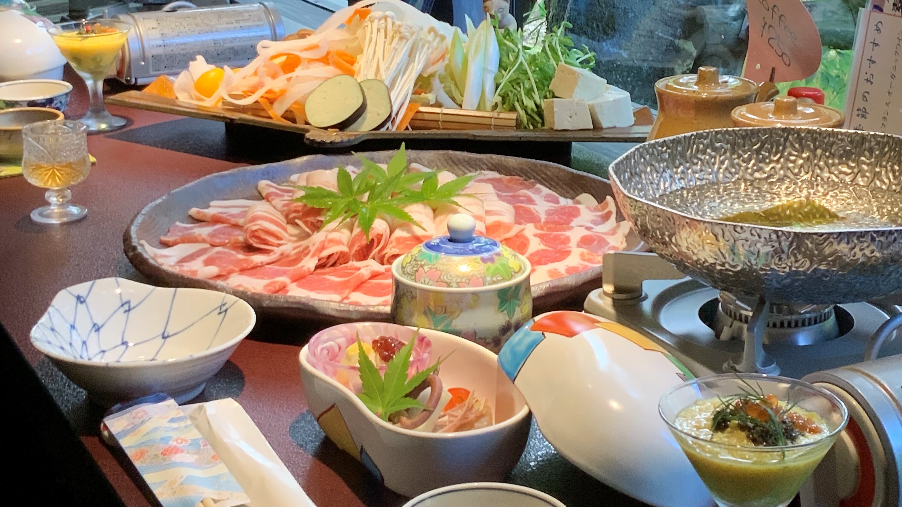 晚餐：鹿兒島縣黑豬肉/溫泉涮鍋