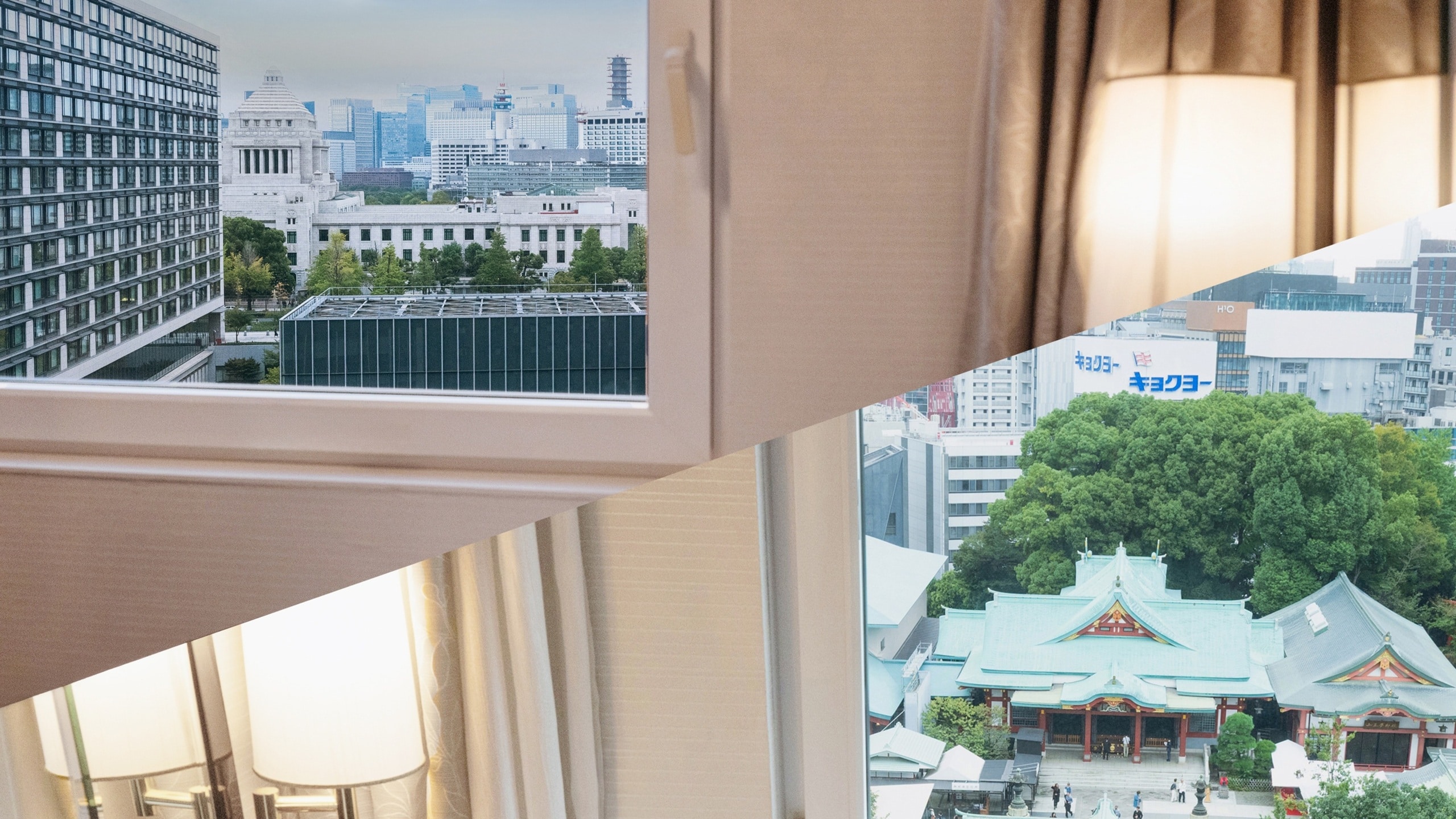 Kamar single dengan pemandangan dari lantai atas/kamar double dengan pemandangan dari lantai atas *Pemandangan bervariasi tergantung pada kamar.