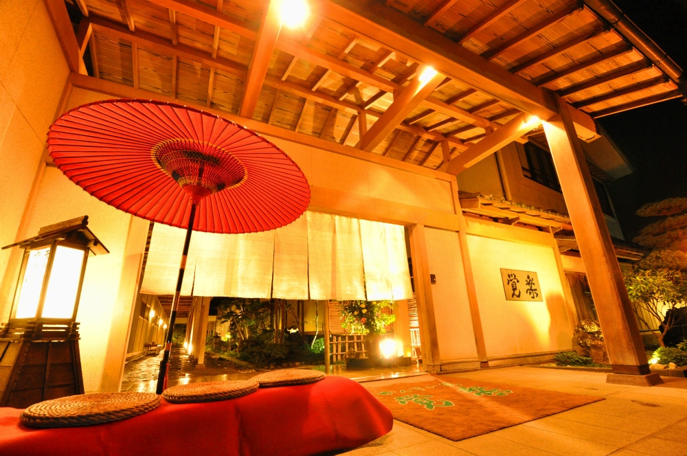 Entrance evening view