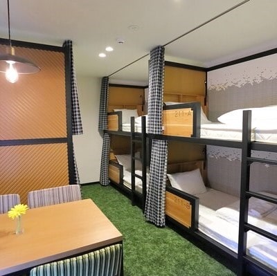 B-6: Back (bunk) bed & times; 3 units (for 3 to 6 people)