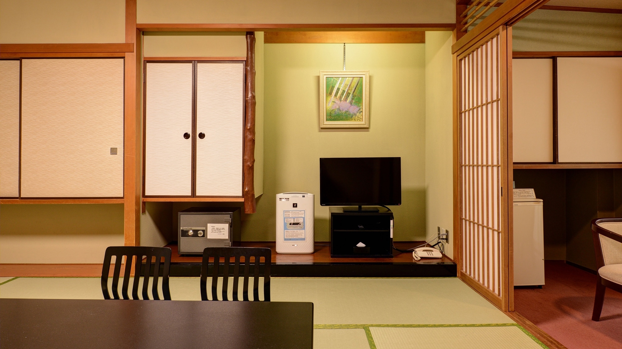 * [Japanese-style room 10 tatami mats (East building)] Bath and toilet with washing machine