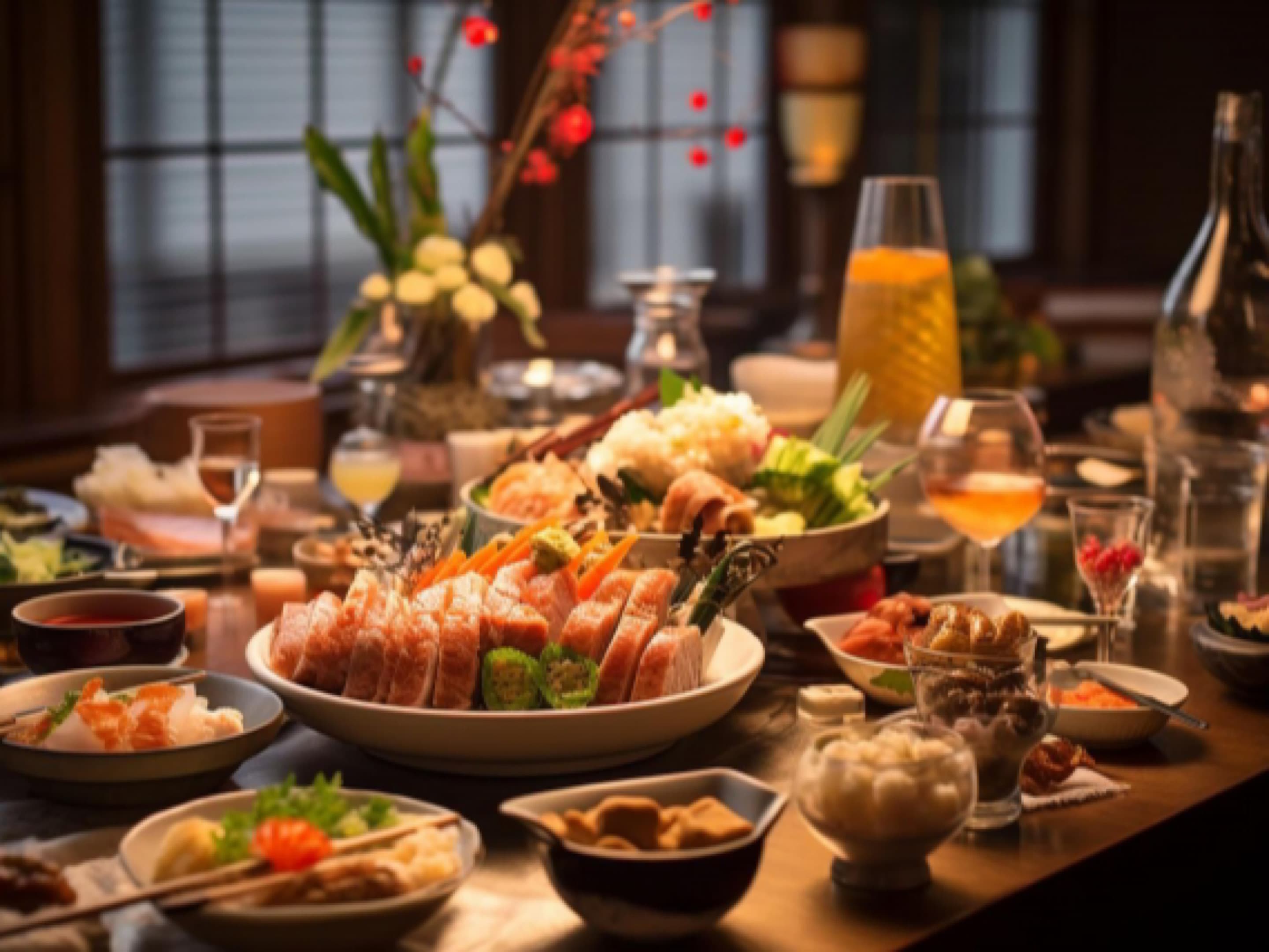 We offer seasonal meals, allowing you to enjoy the luxurious charms of each season.