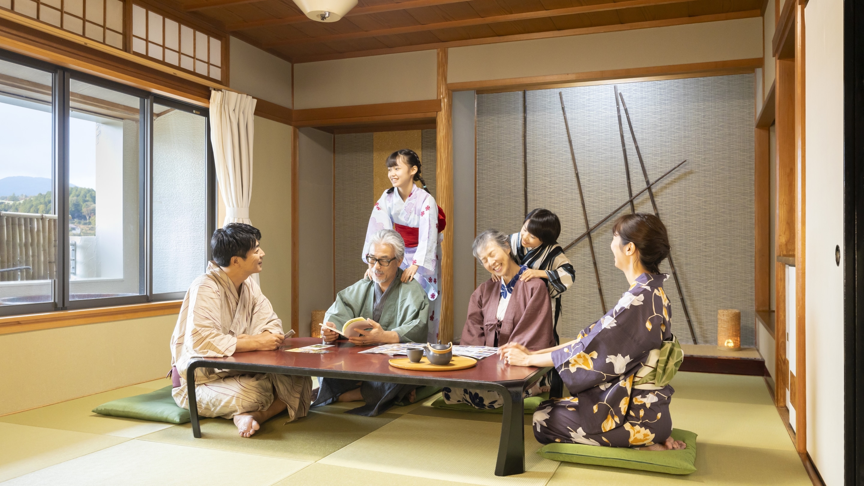 Superior Japanese-style room with open-air bath *Example of a guest room/The bathtub in the image is not a hot spring