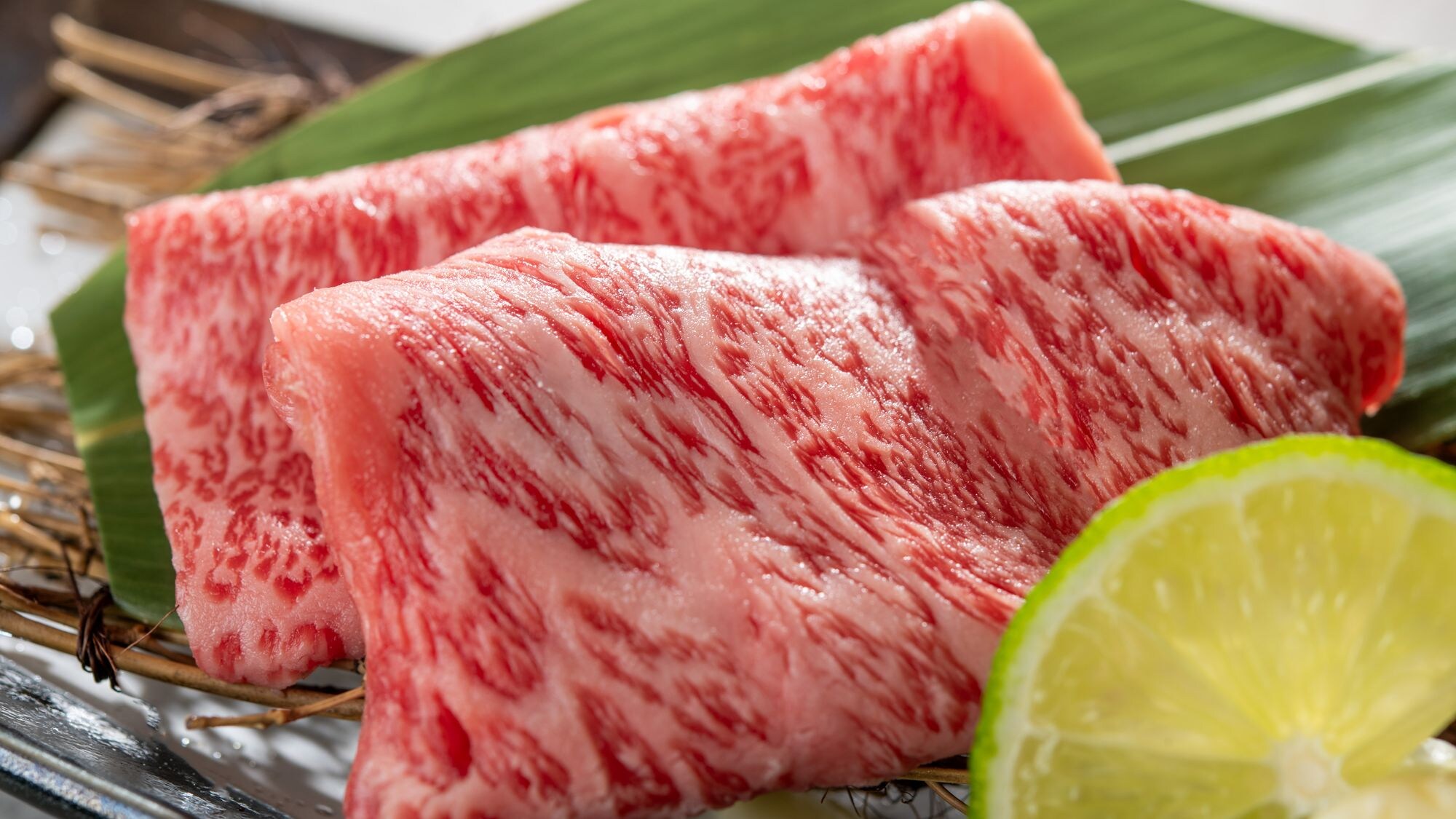 Three major taste plan: Kazusa Wagyu beef hot stone shabu-shabu