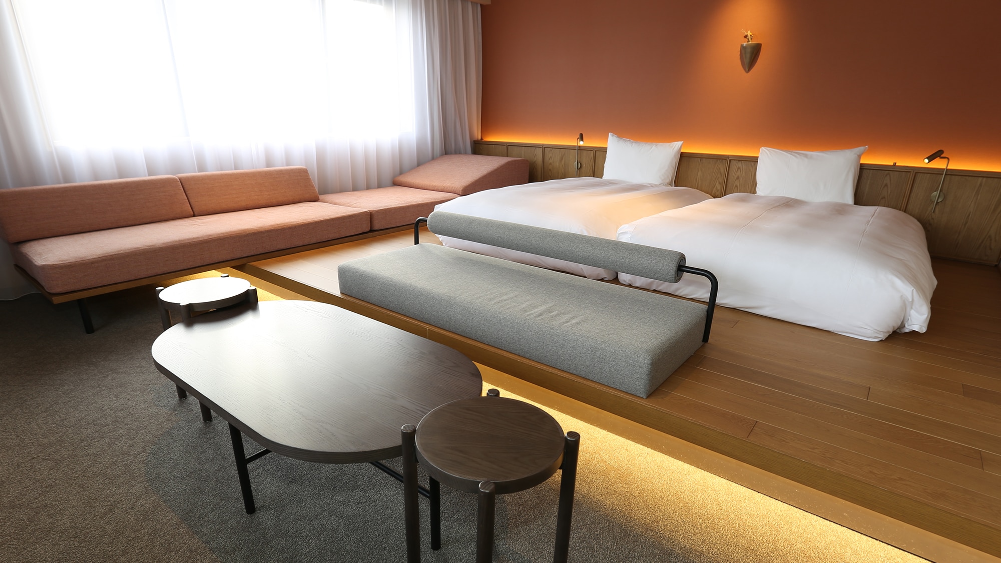 Deluxe twin room 44 square meters