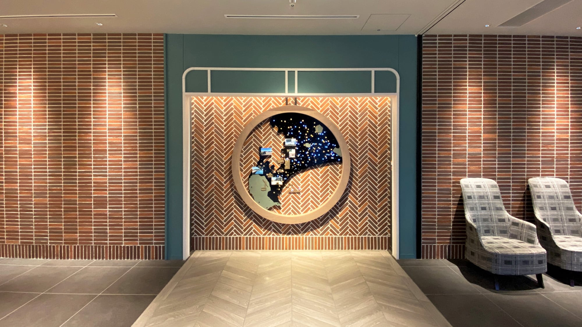 ■Lobby／We welcome you with an interior inspired by Southern Hokkaido.