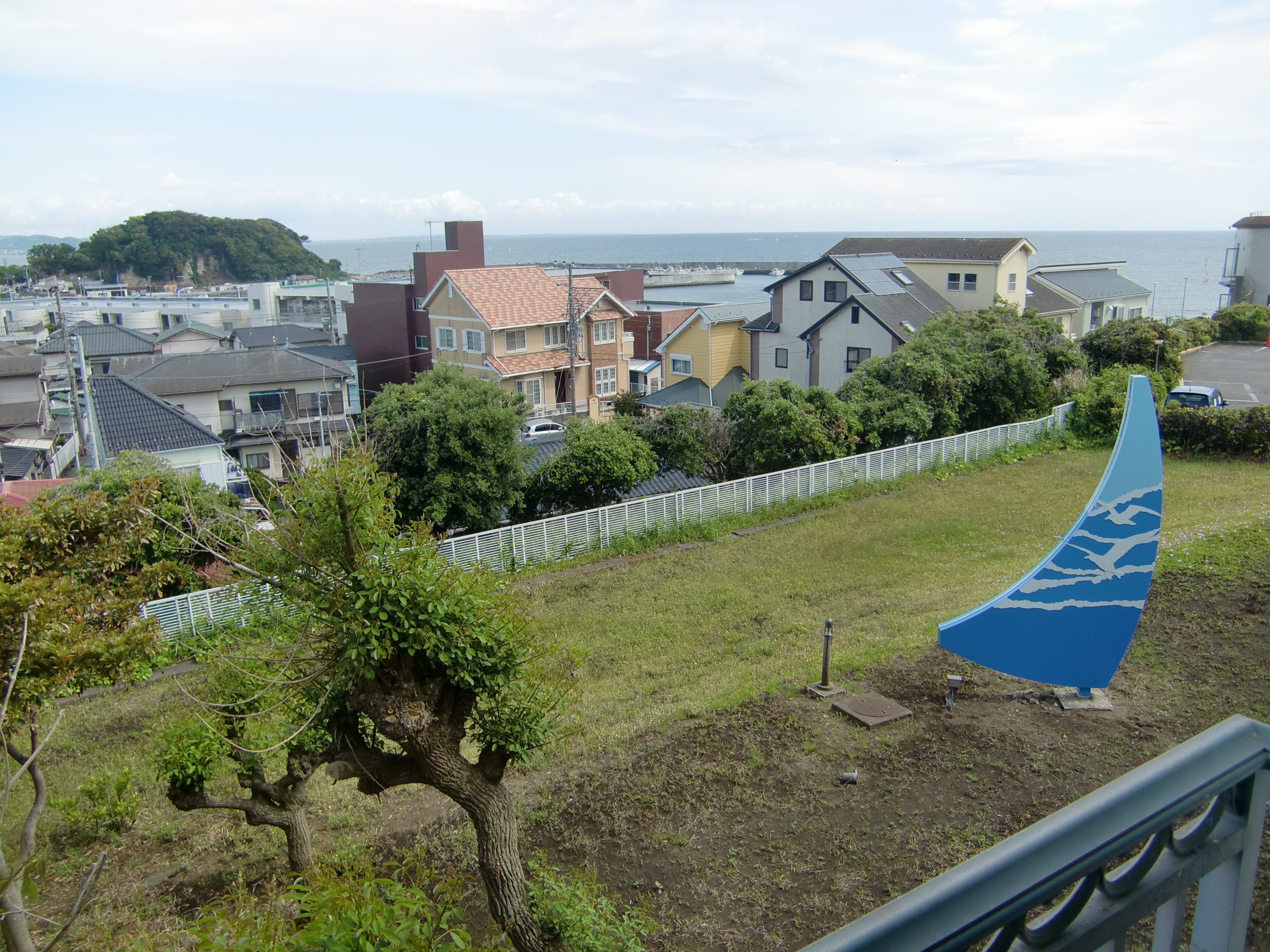 View from the guest room on the 2nd floor