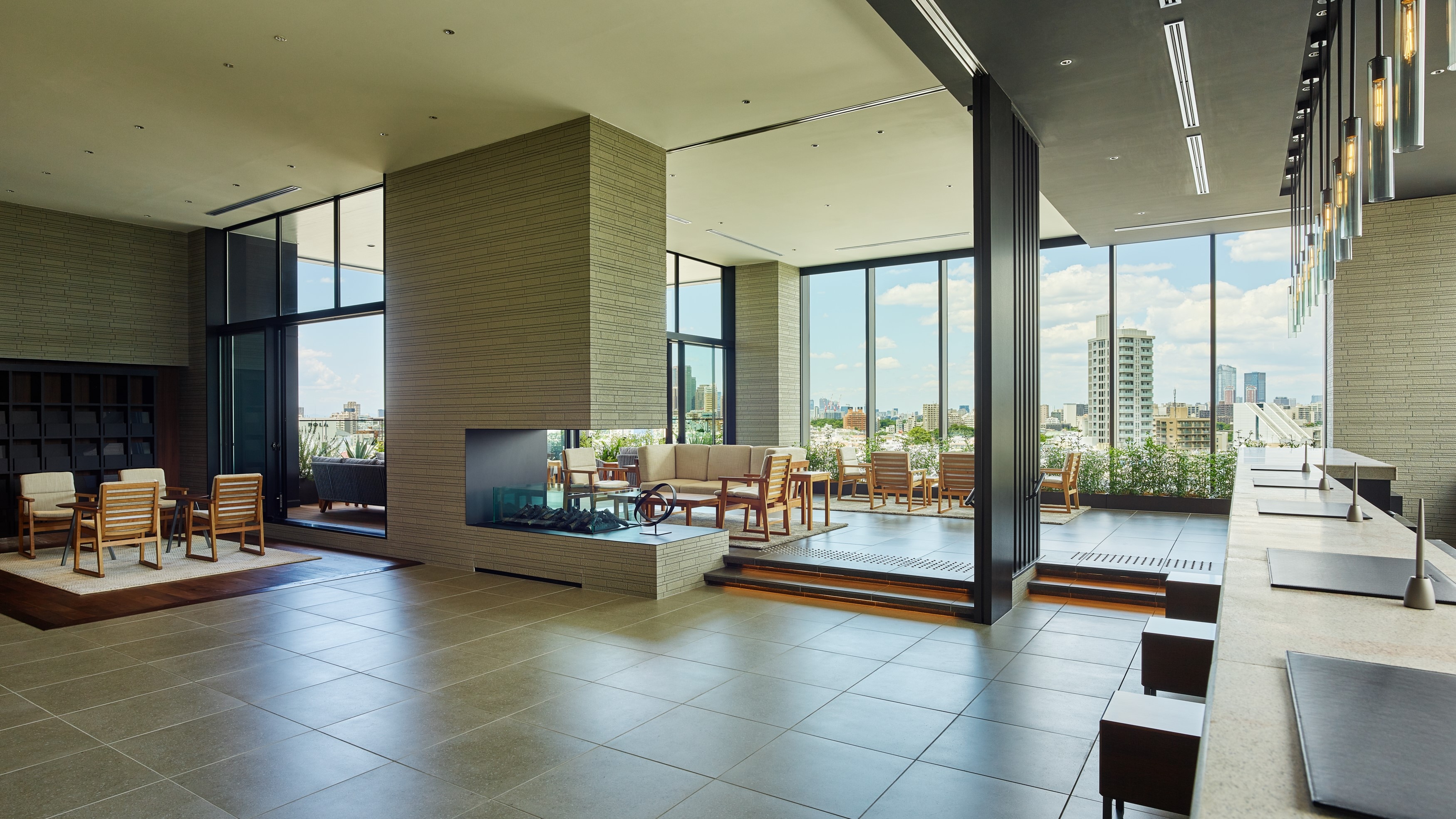15th floor front counter lobby