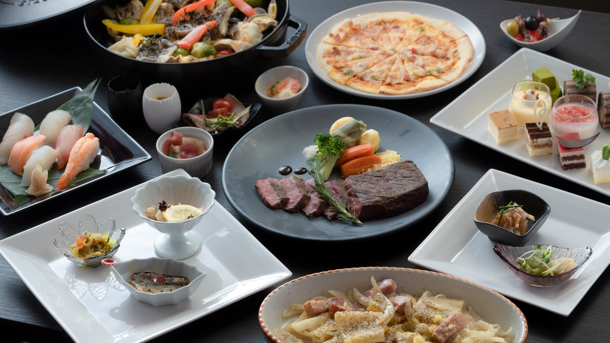 [Buffet] Enjoy a meal with a wide variety of buffets♪