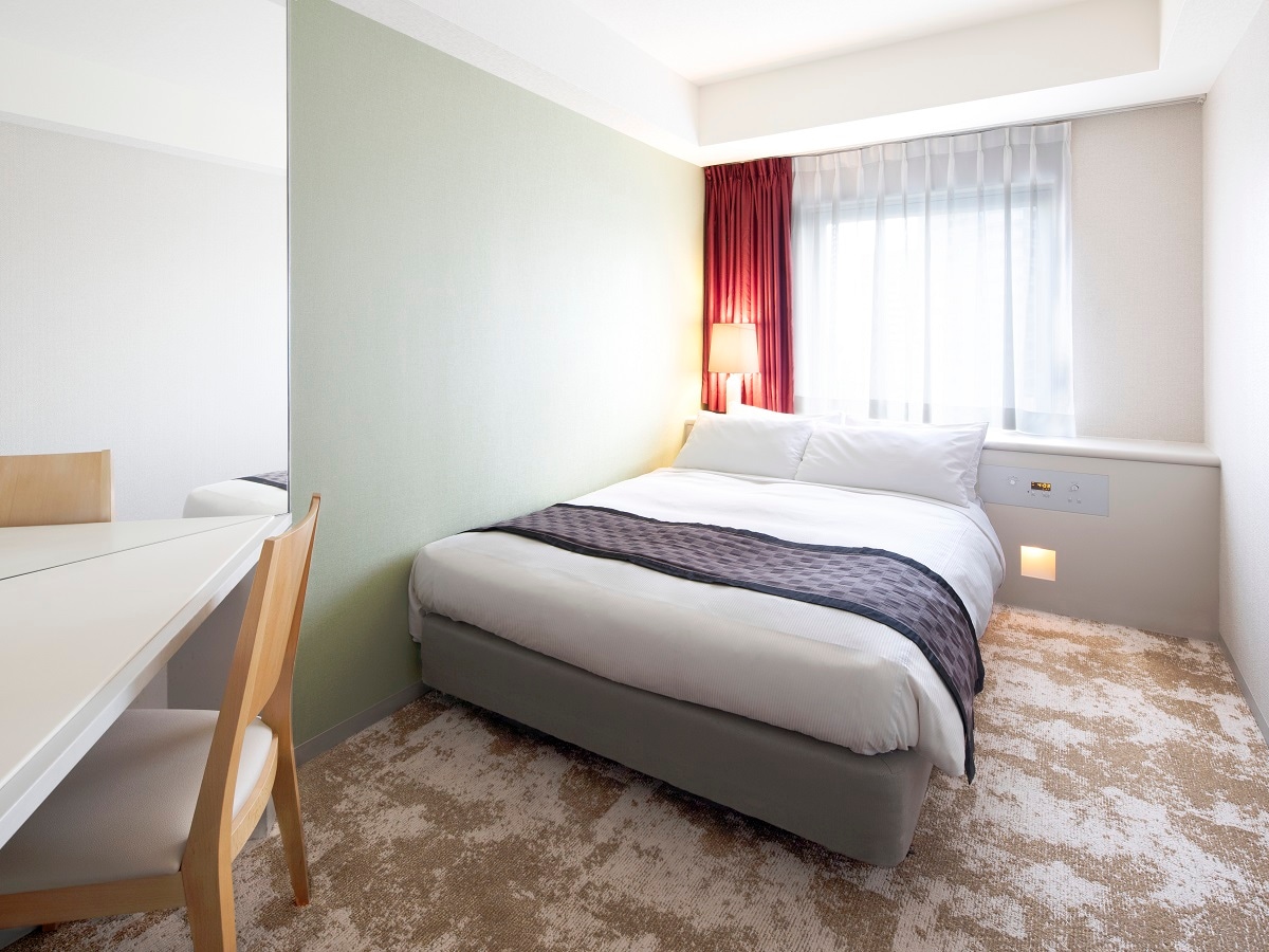 Standard double room (example) 15.5㎡ / Bed width 140cm