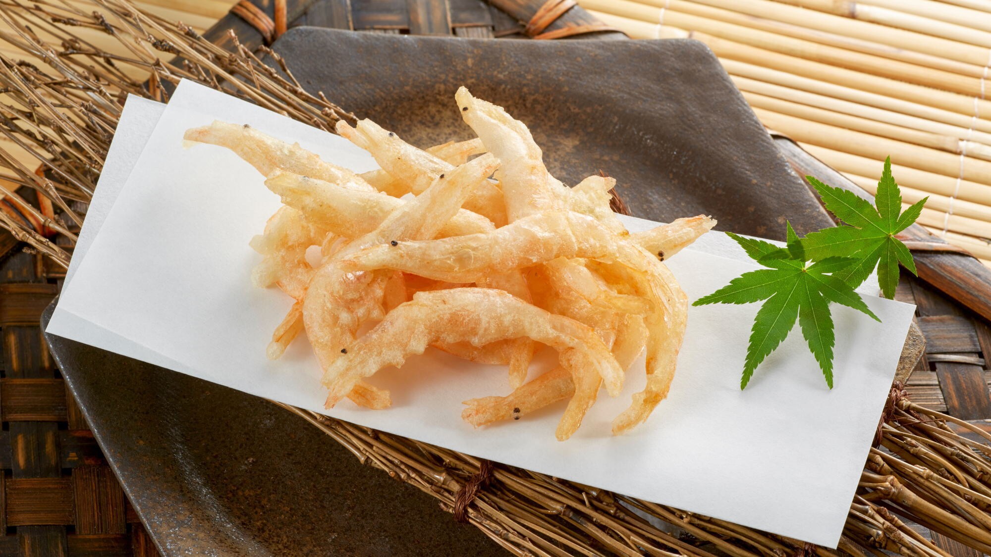 도야마만의 보석, 흰 새우의 천수라 ※이미지