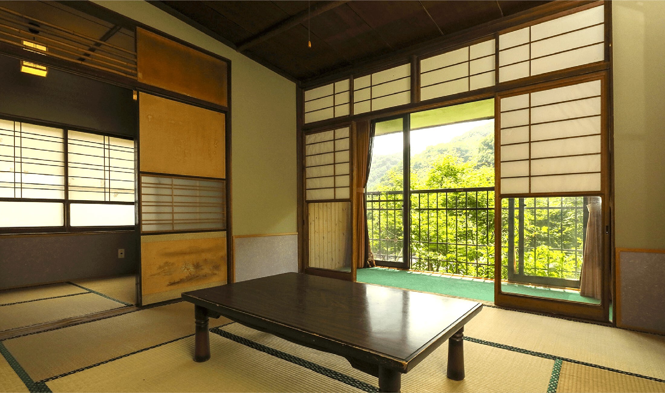 Main building guest rooms