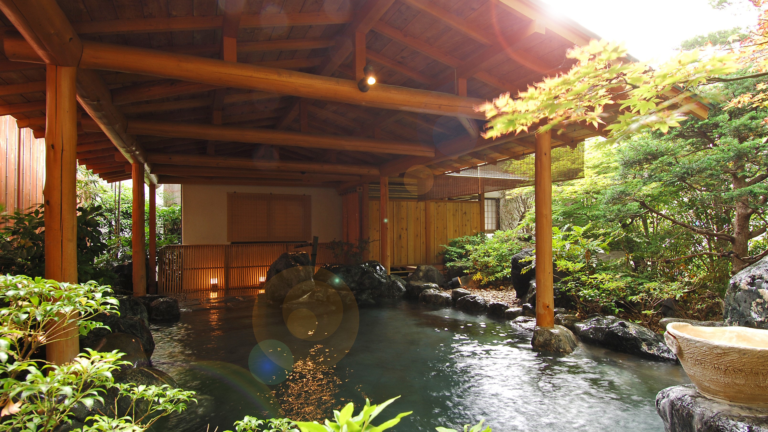 [Garden open-air bath] Tamayura no Yu