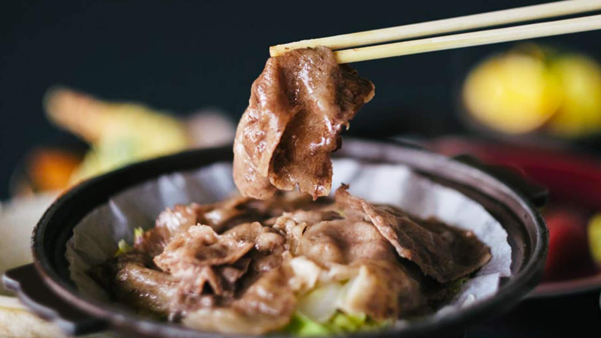 [Example of dinner] Yanagawa Wagyu beef