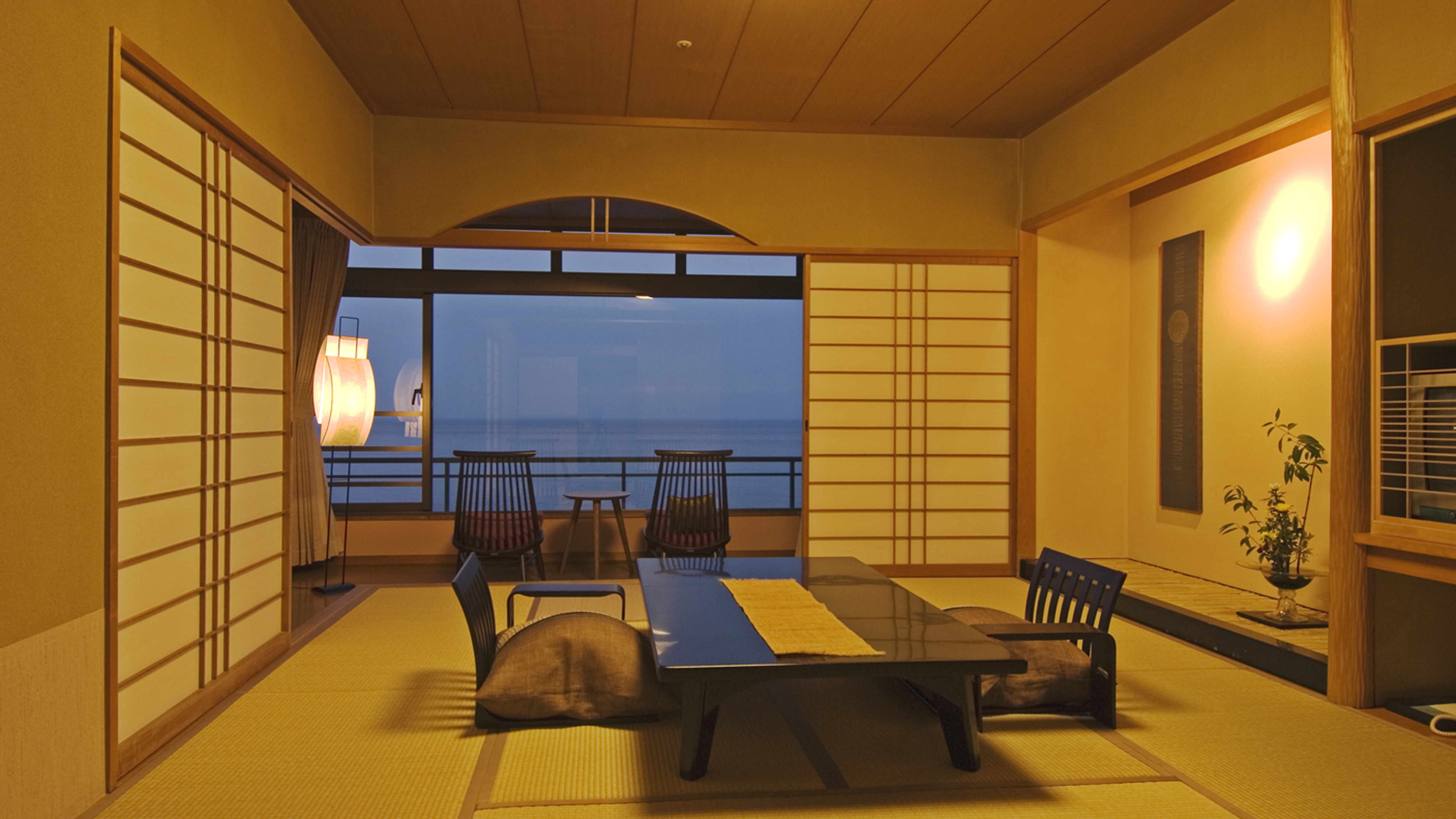 Lantai 7 di lantai atas / 10 tatami kamar bergaya Jepang dengan pemandangan spektakuler Oshima dan laut + tepi lebar