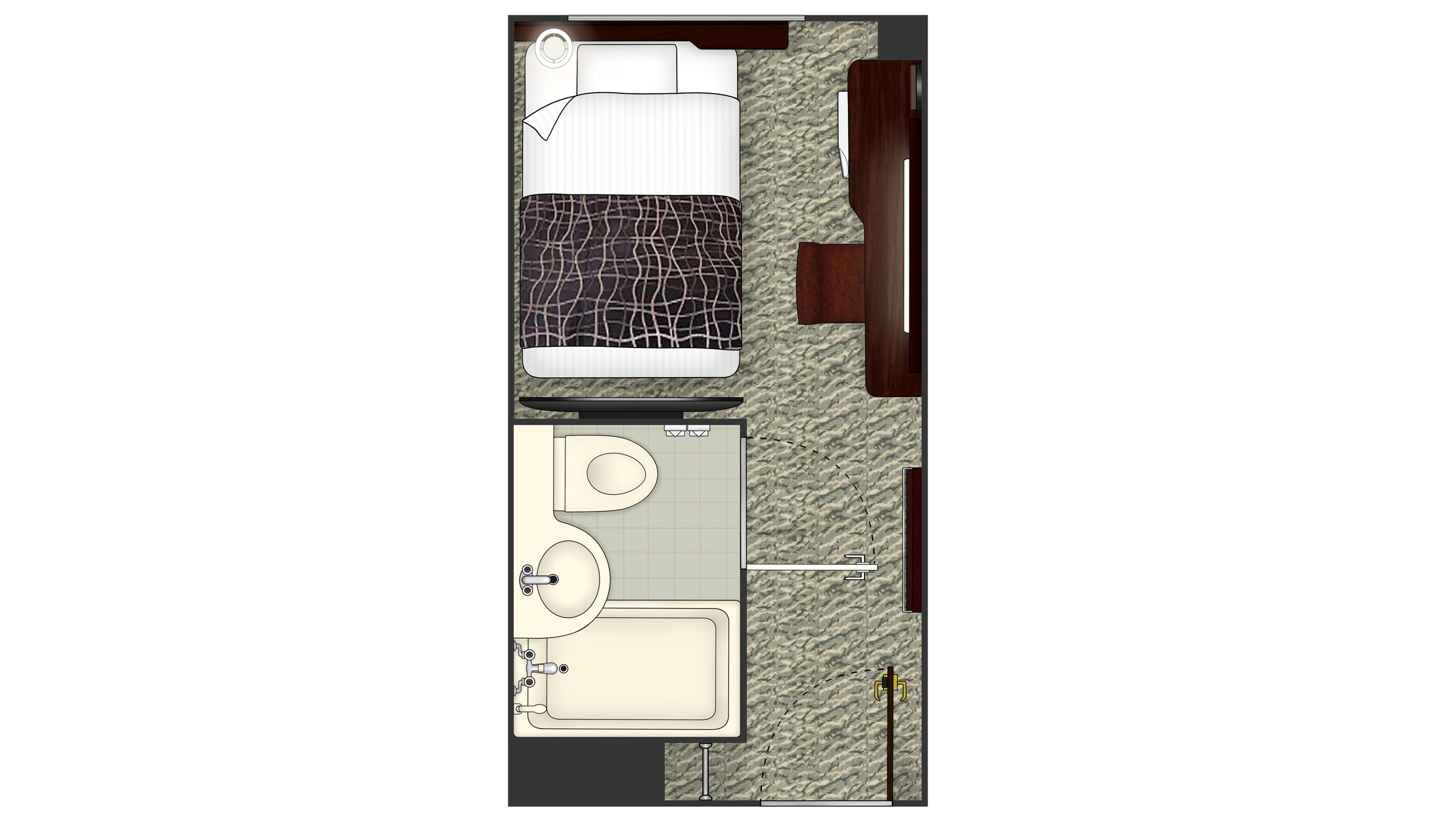 [Layout example] Single room *Layouts vary depending on the room