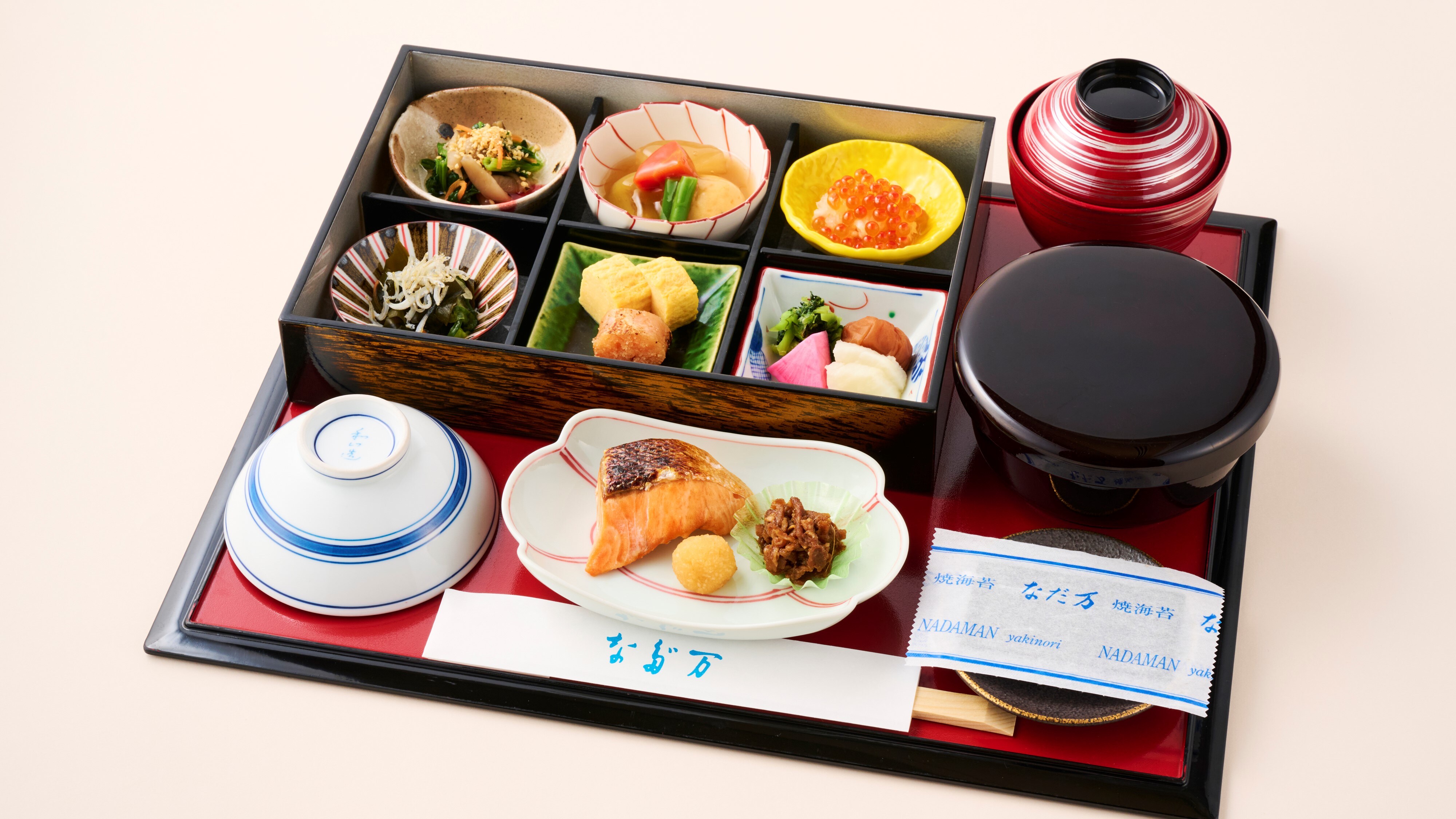 "Osaka Nadaman" Japanese breakfast image