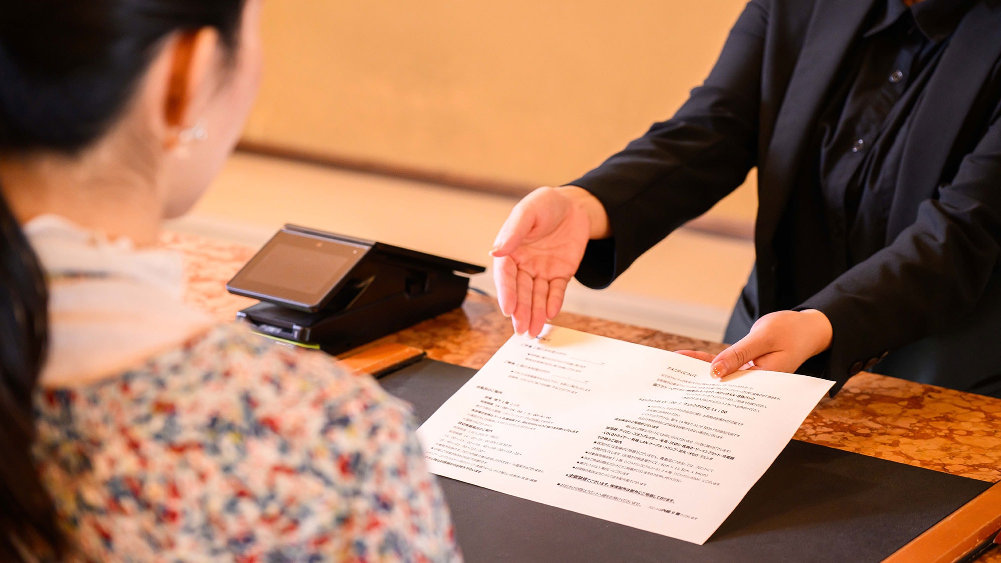 Attentive service and warm hospitality create a comfortable atmosphere.