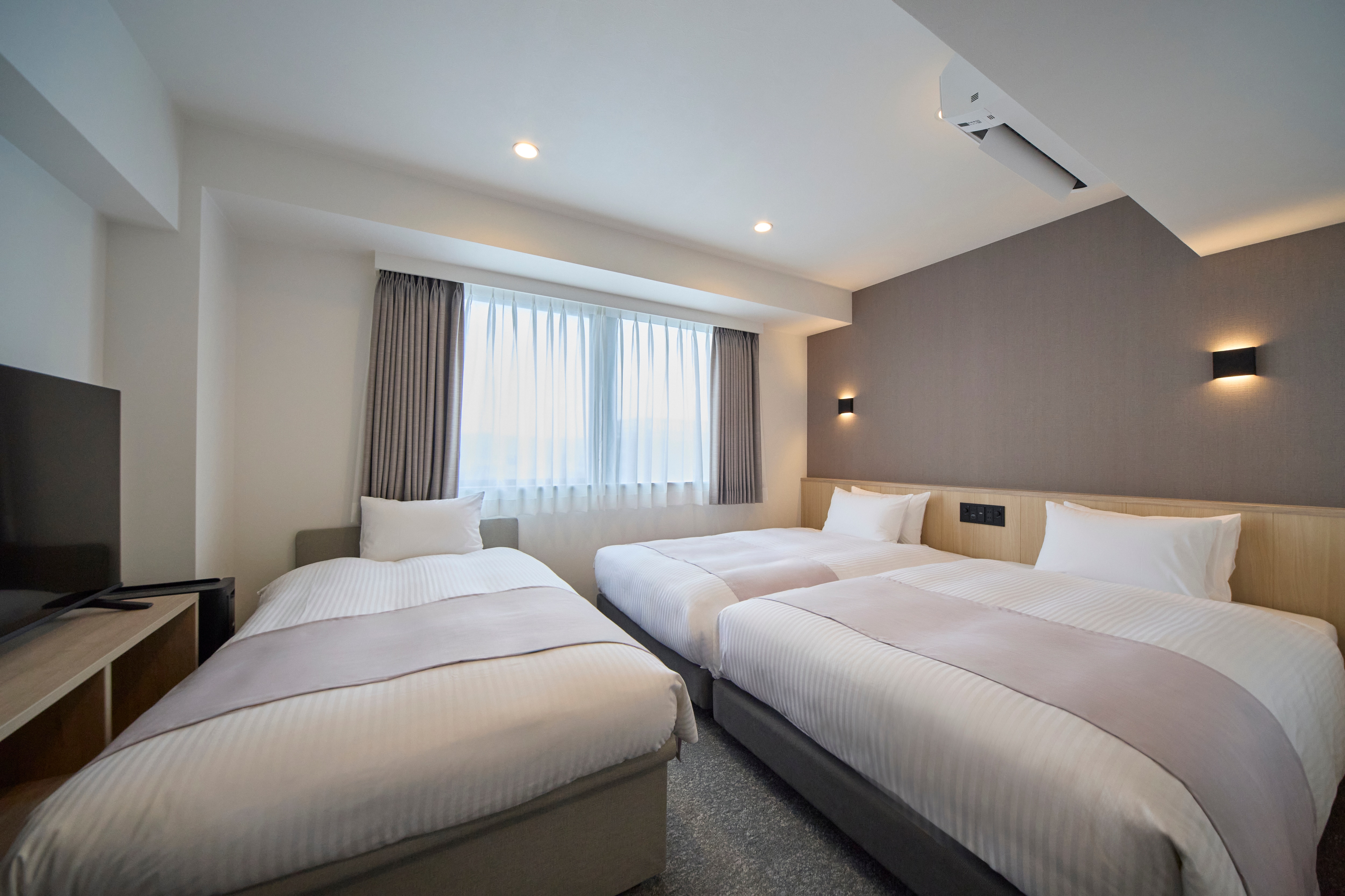 Non-smoking Triple Room [High Floor] | 20 m² | Two 120cm Simmons beds and one extra bed