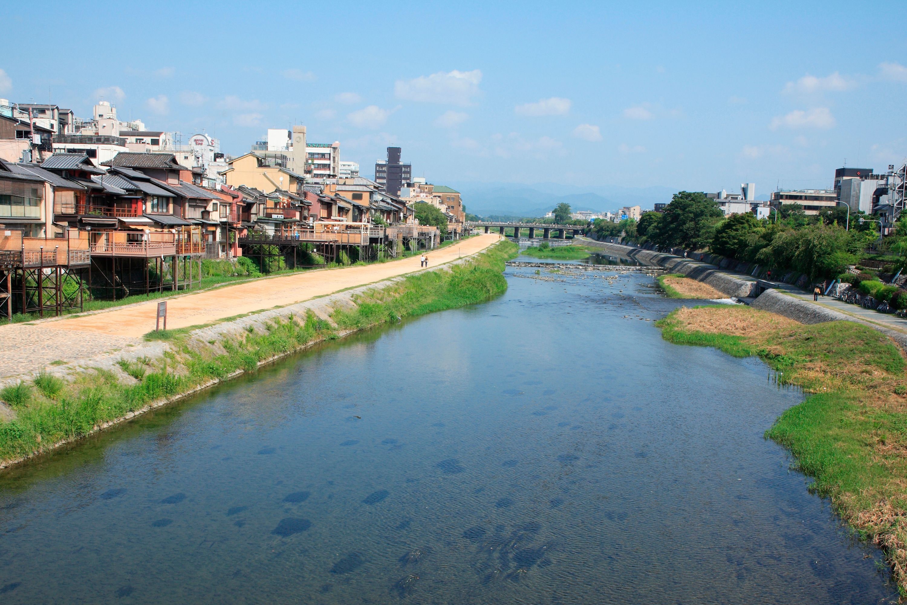 [鸭川] 从我们酒店步行约 20 分钟即可到达。