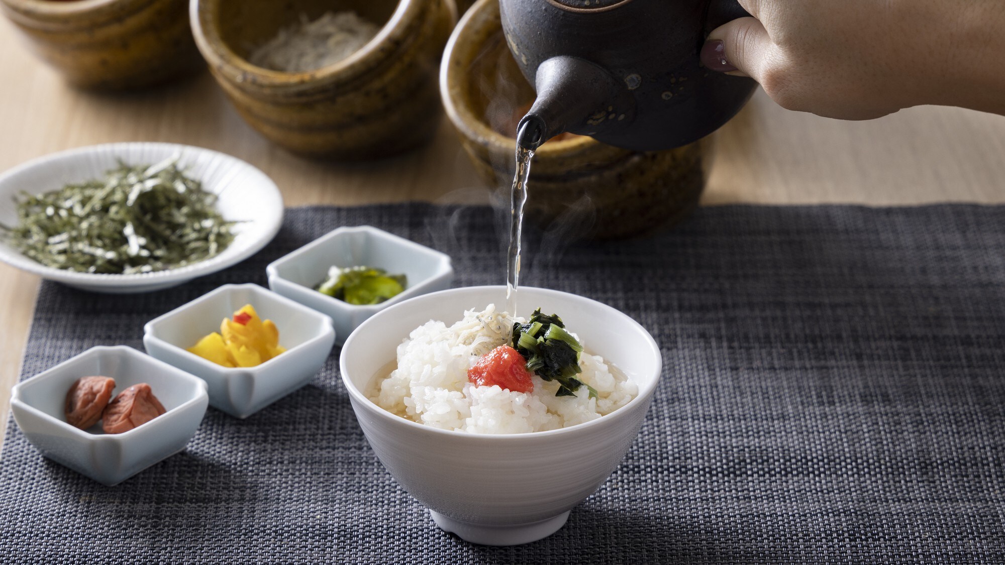 [Breakfast] Dashi chazuke